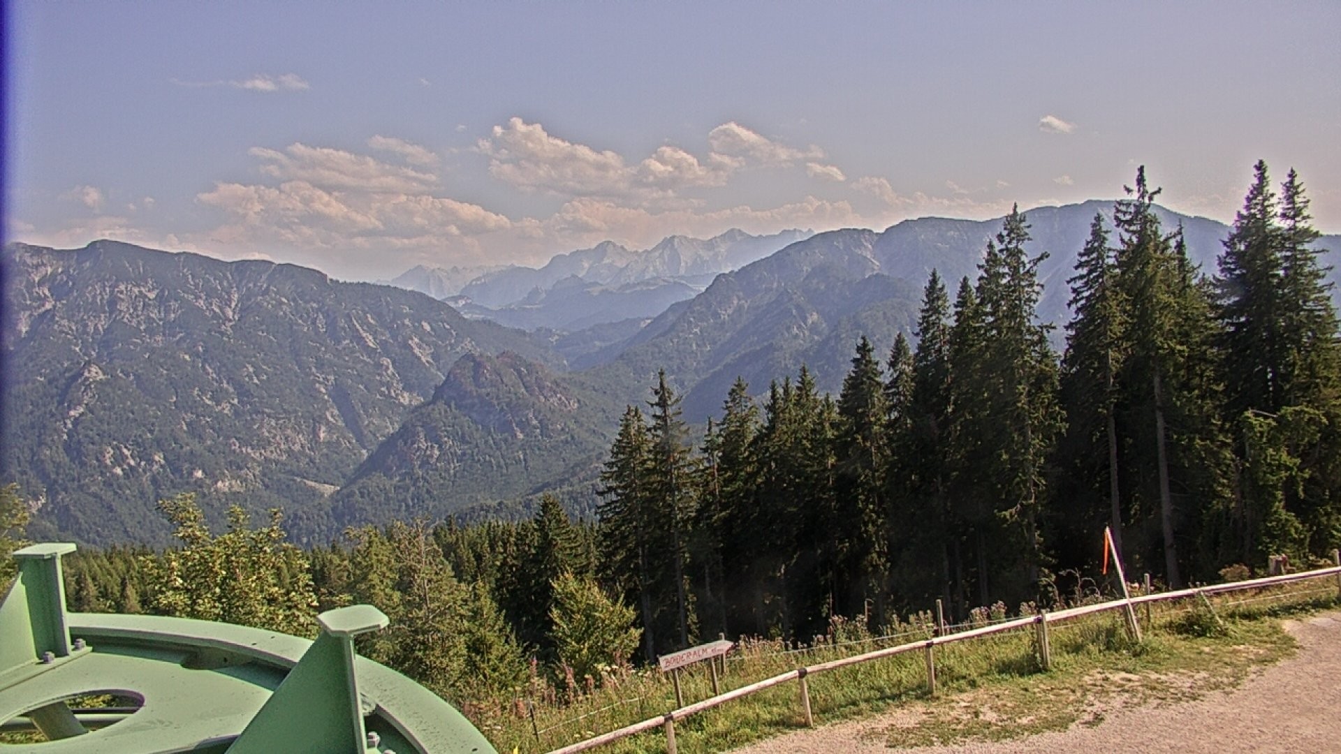 Archiv Foto Webcam Ruhpolding: Bergstation am Unternberg
