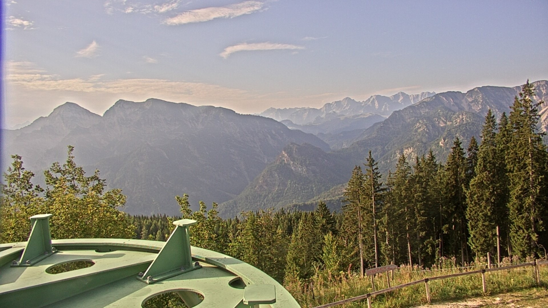 Archiv Foto Webcam Ruhpolding: Bergstation am Unternberg