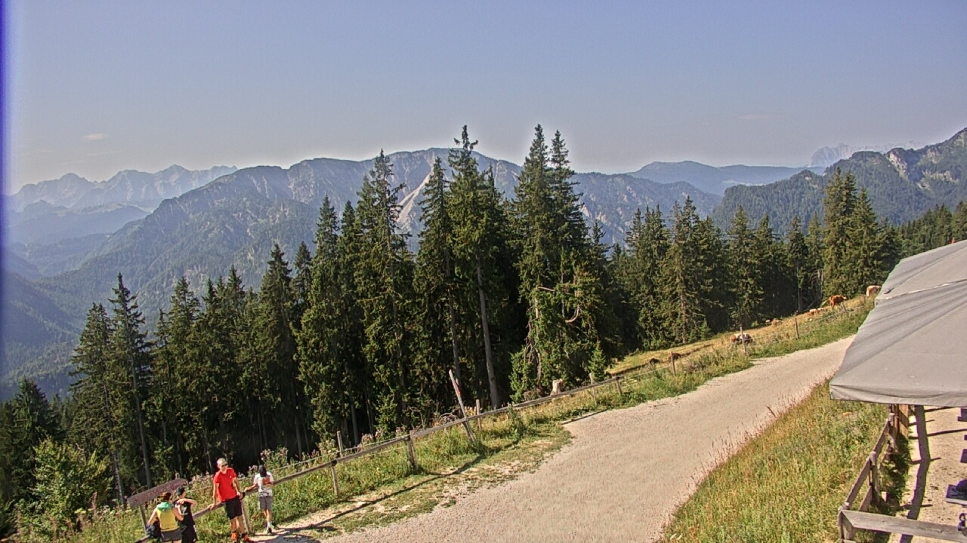 Archiv Foto Webcam Ruhpolding: Bergstation am Unternberg