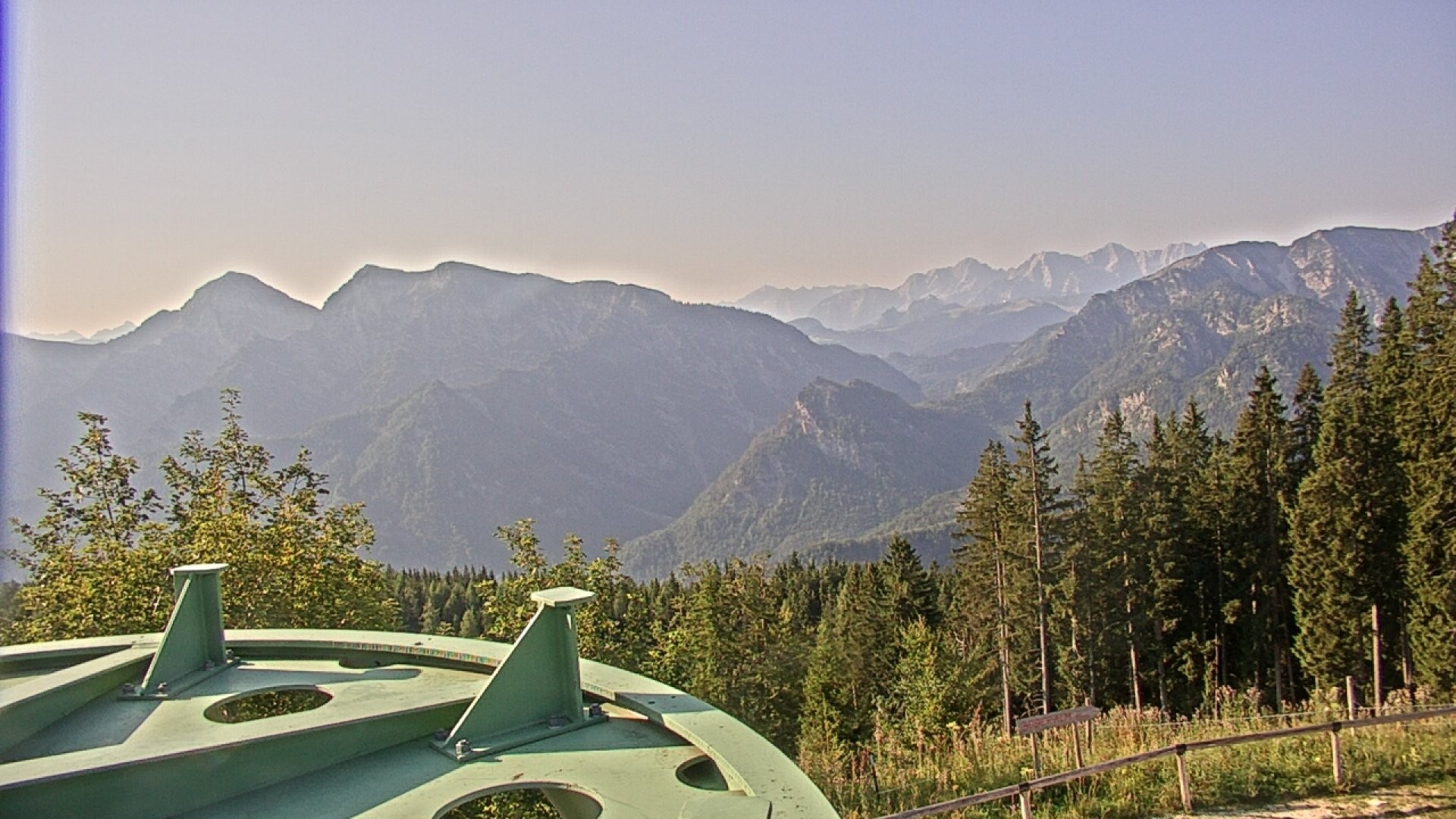 Archiv Foto Webcam Ruhpolding: Bergstation am Unternberg