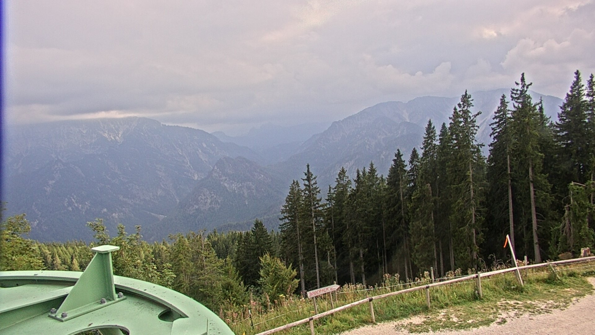 Archived image Webcam Ruhpolding: Top station Unternberg