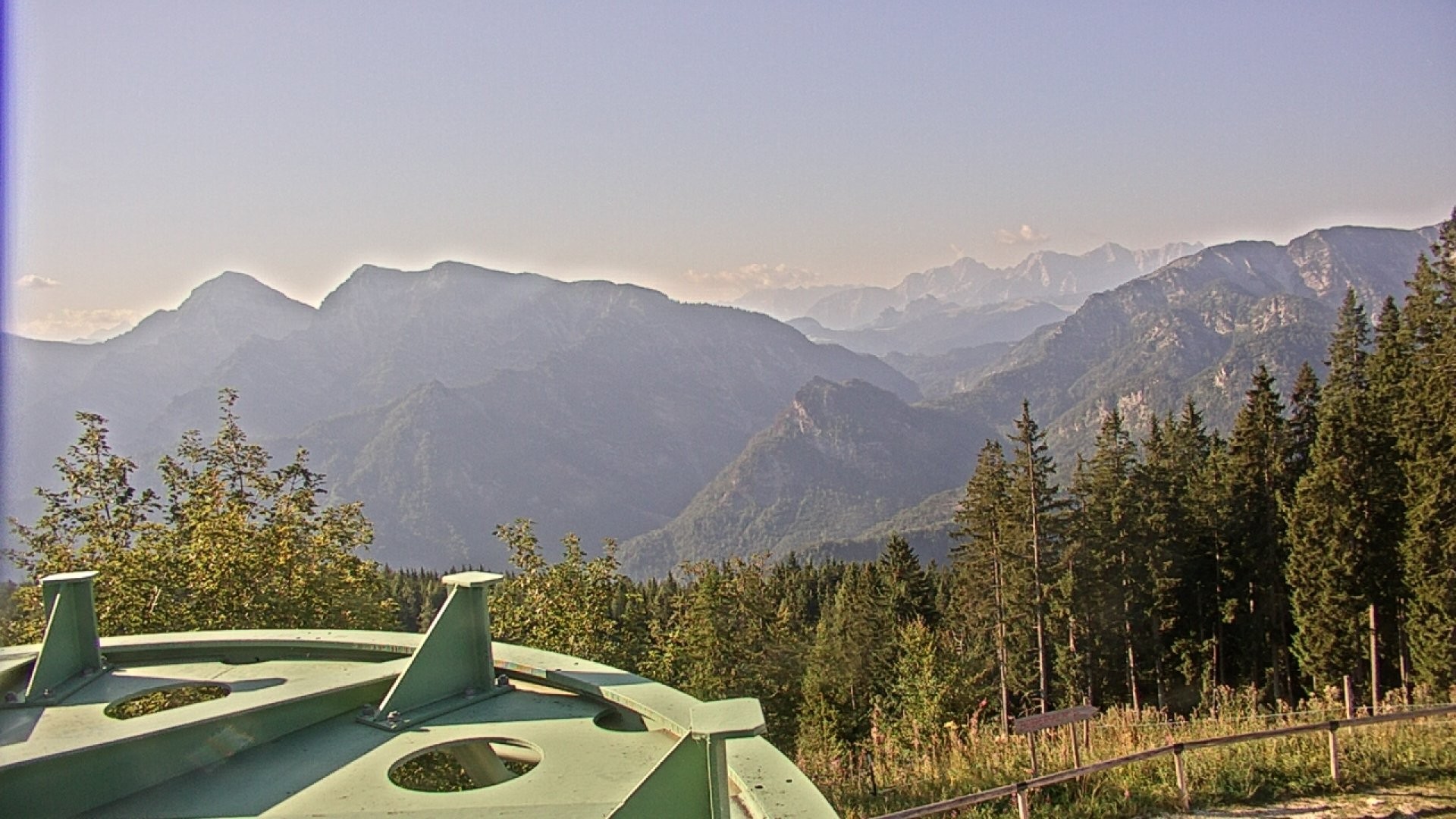 Archiv Foto Webcam Ruhpolding: Bergstation am Unternberg