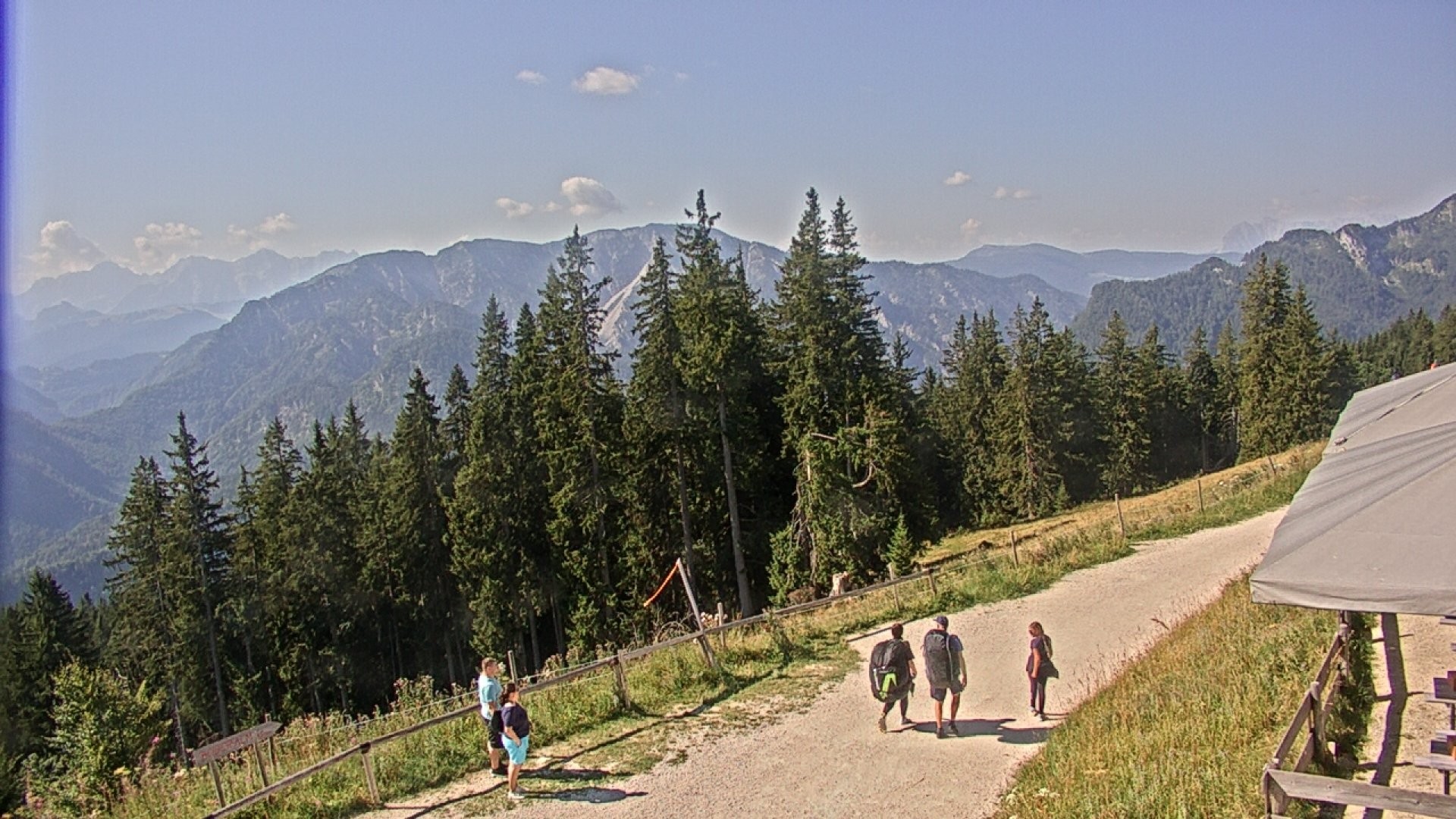 Archiv Foto Webcam Ruhpolding: Bergstation am Unternberg