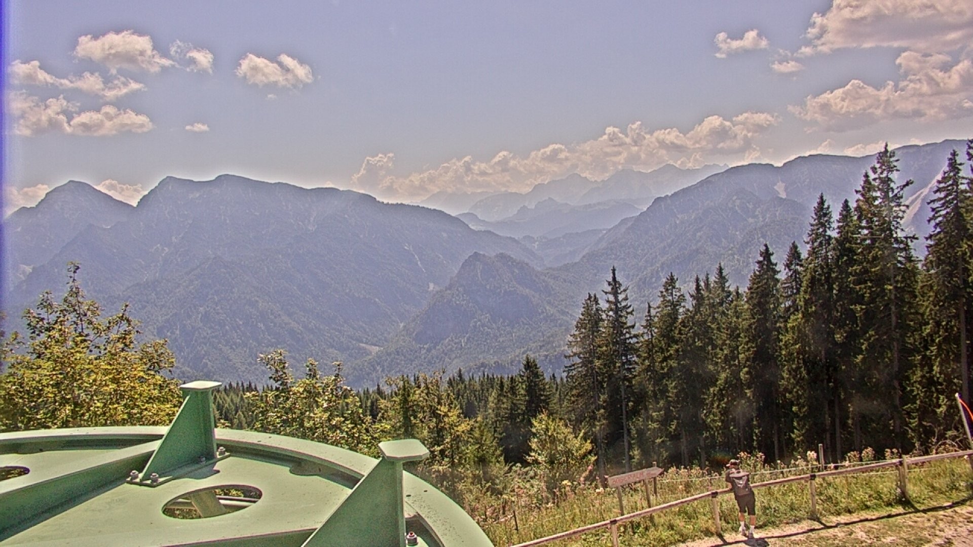 Archiv Foto Webcam Ruhpolding: Bergstation am Unternberg