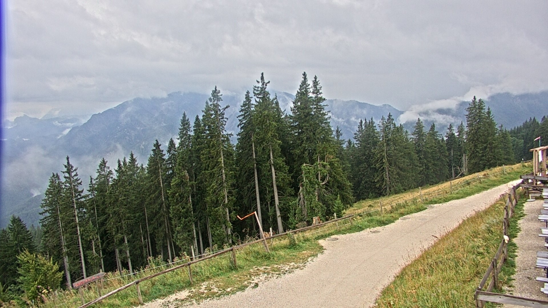 Archiv Foto Webcam Ruhpolding: Bergstation am Unternberg