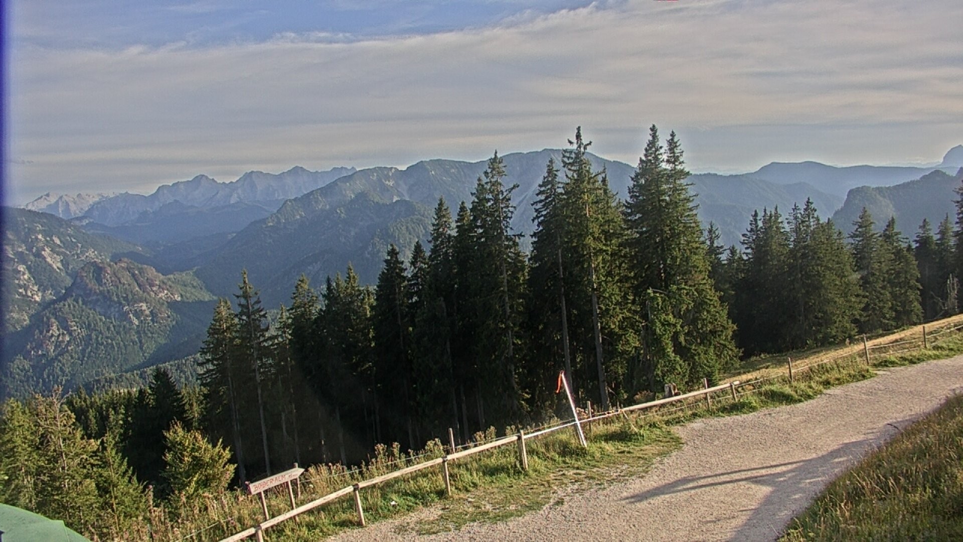 Archived image Webcam Ruhpolding: Top station Unternberg