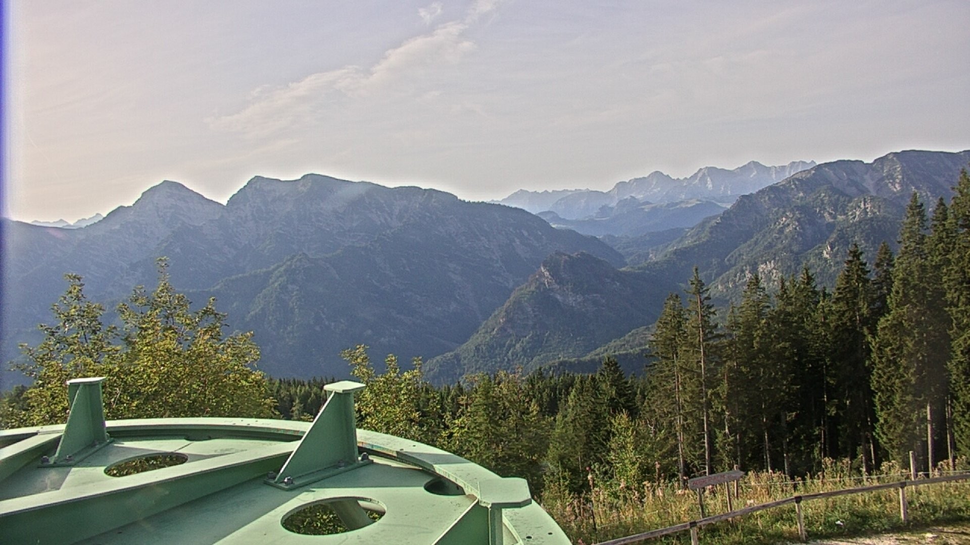 Archiv Foto Webcam Ruhpolding: Bergstation am Unternberg