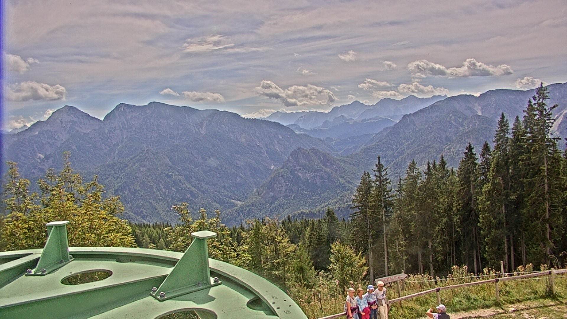 Archiv Foto Webcam Ruhpolding: Bergstation am Unternberg