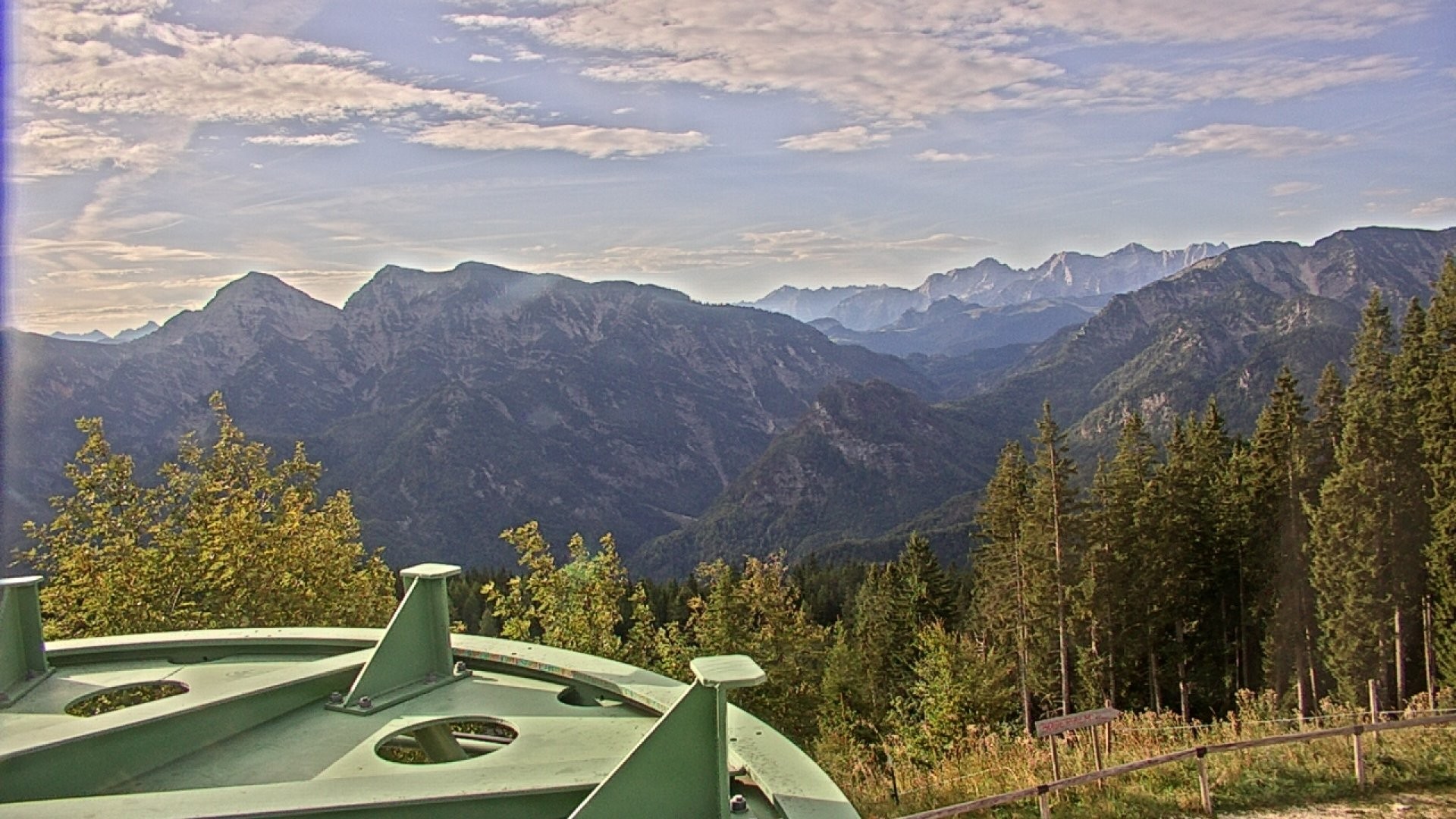 Archiv Foto Webcam Ruhpolding: Bergstation am Unternberg