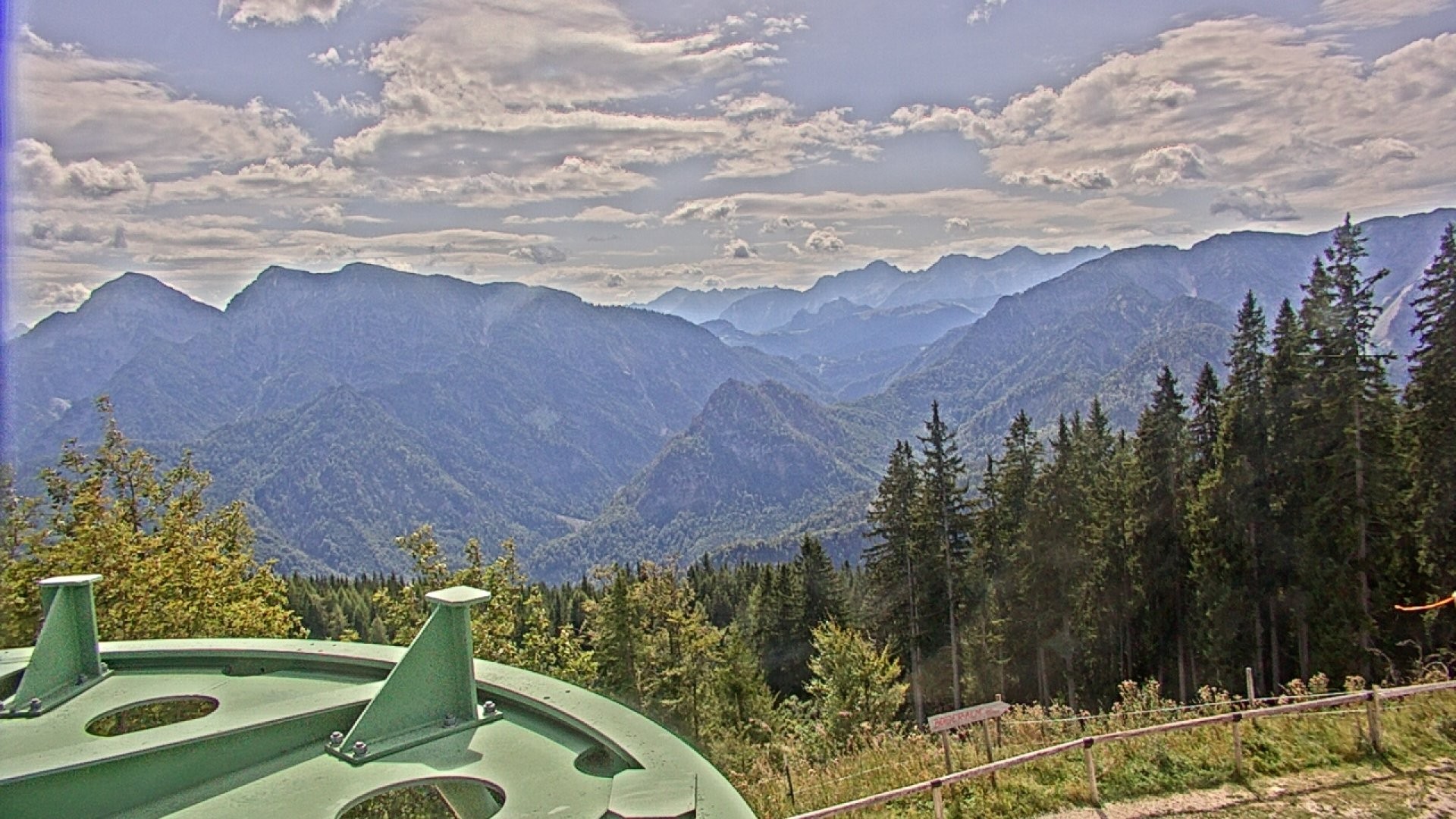 Archiv Foto Webcam Ruhpolding: Bergstation am Unternberg