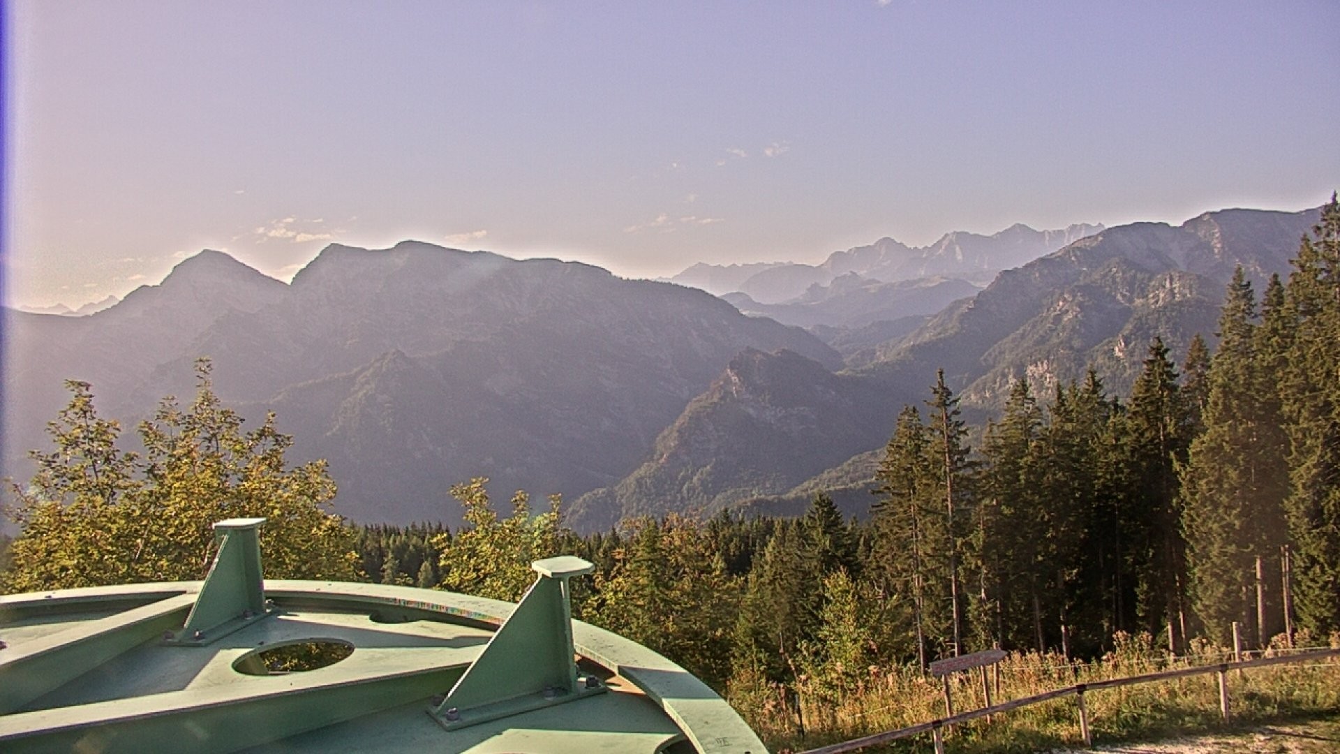 Archiv Foto Webcam Ruhpolding: Bergstation am Unternberg