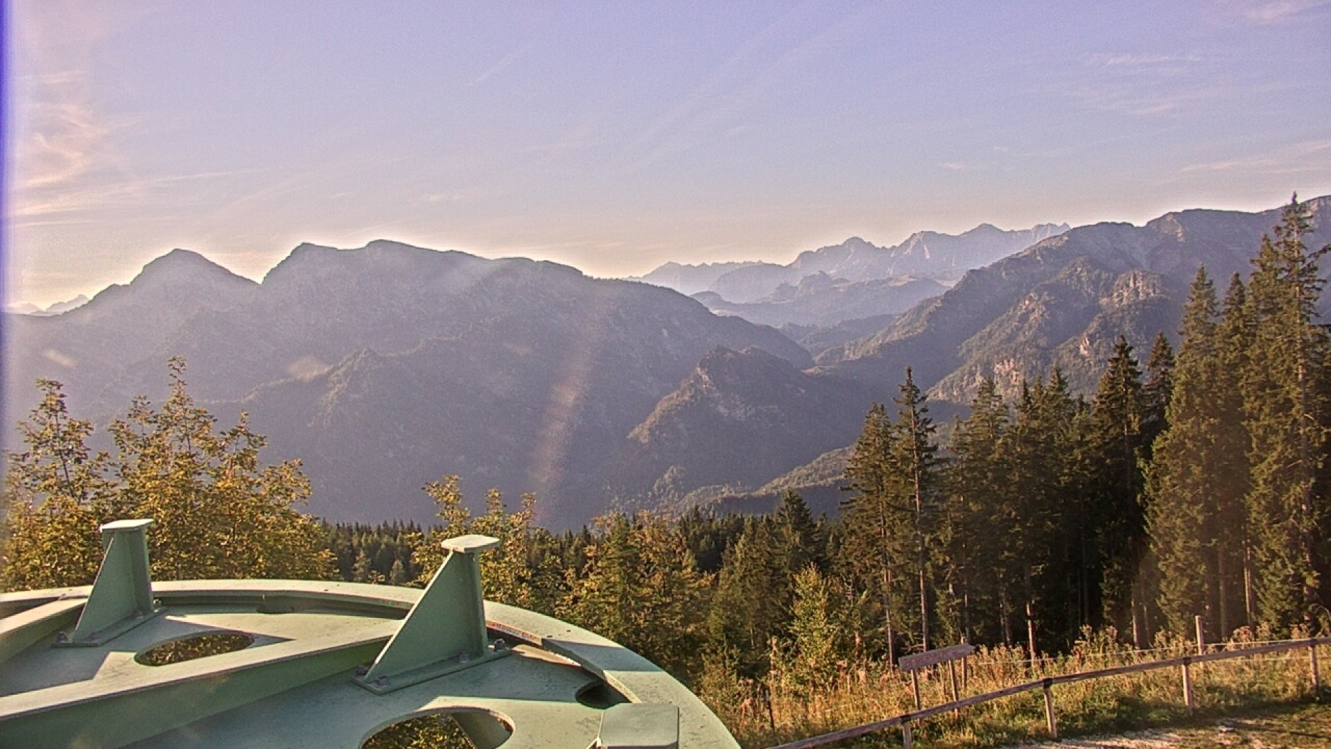 Archiv Foto Webcam Ruhpolding: Bergstation am Unternberg