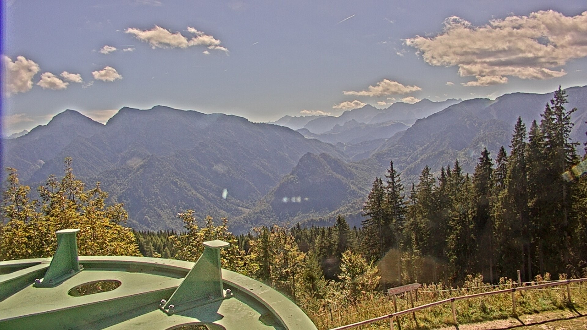 Archiv Foto Webcam Ruhpolding: Bergstation am Unternberg
