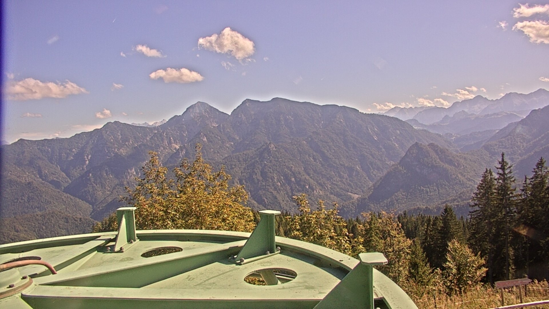 Archiv Foto Webcam Ruhpolding: Bergstation am Unternberg