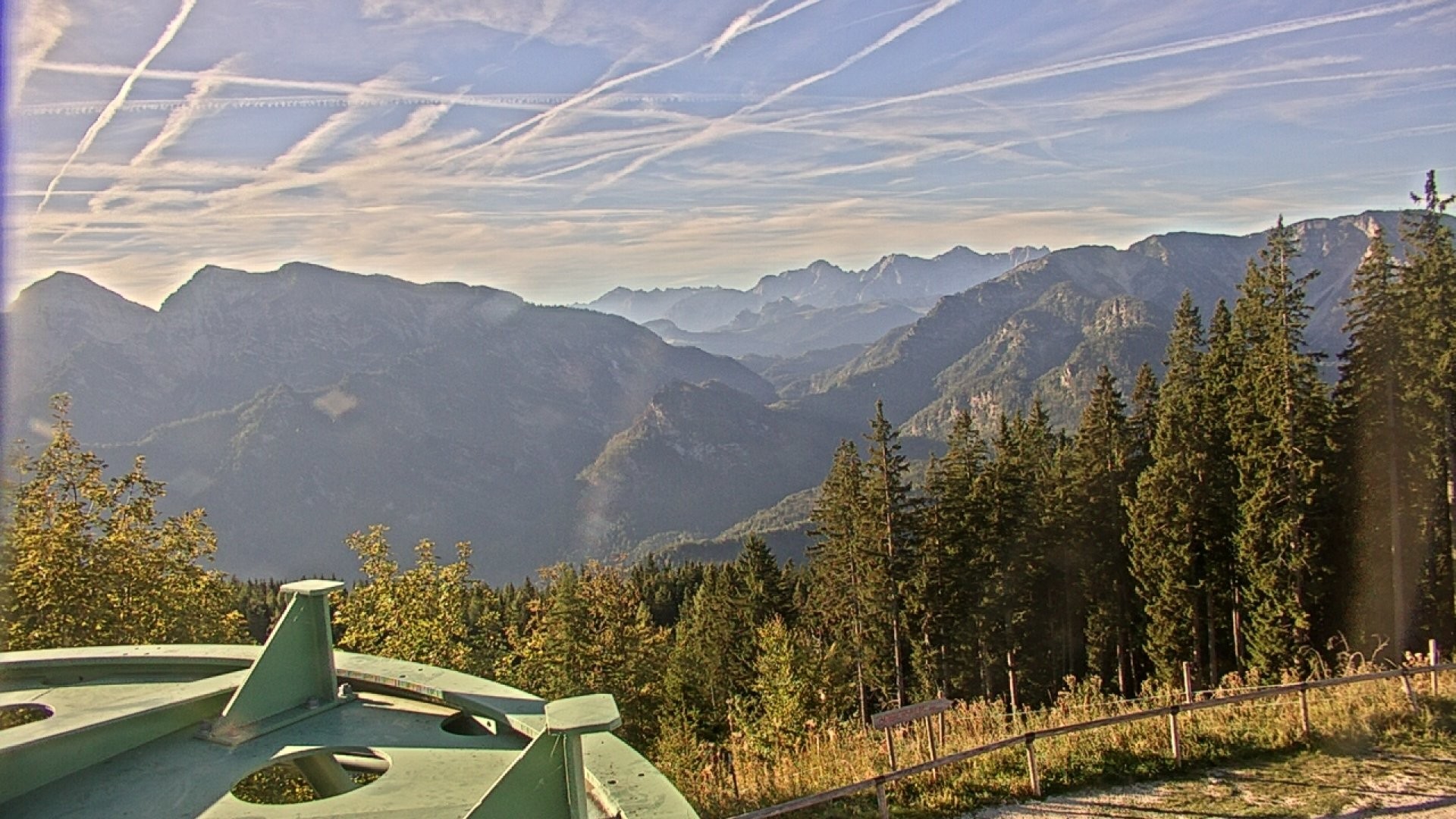 Archiv Foto Webcam Ruhpolding: Bergstation am Unternberg