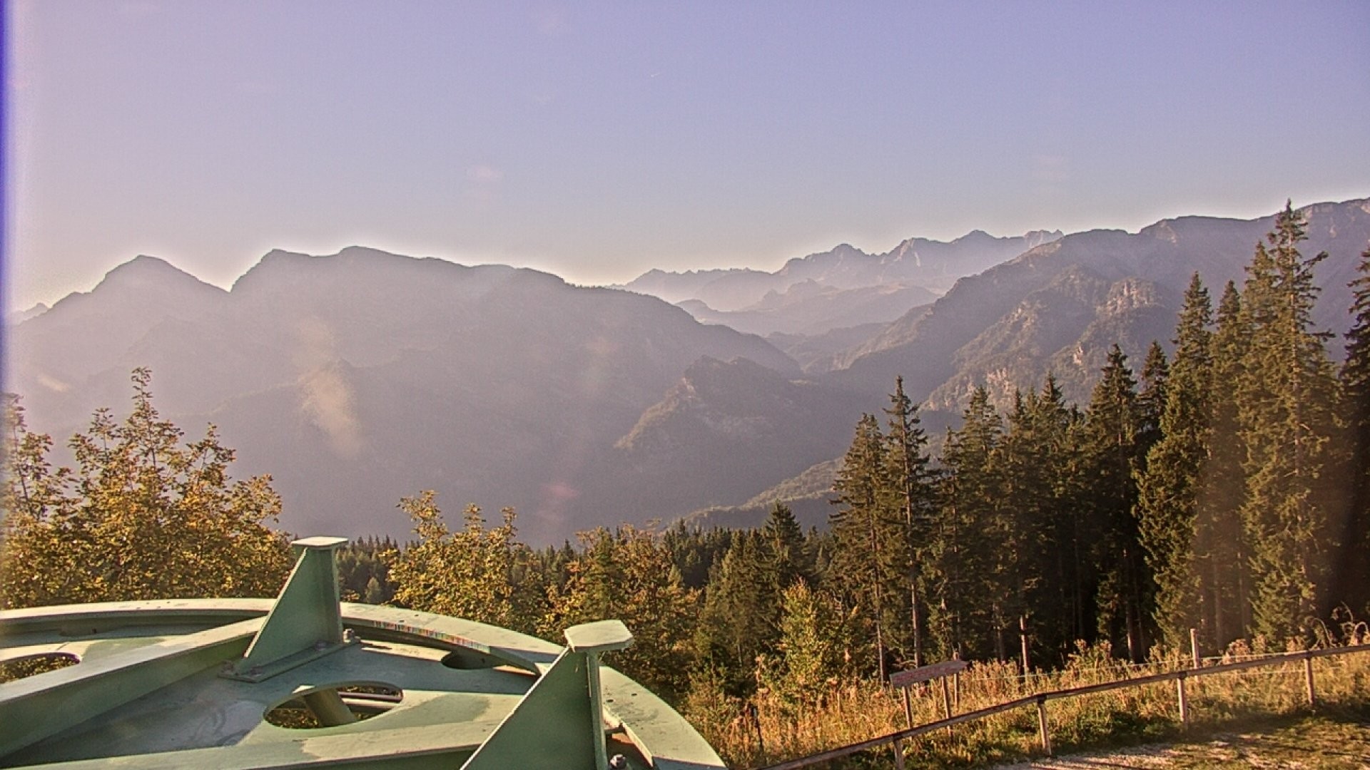 Archiv Foto Webcam Ruhpolding: Bergstation am Unternberg