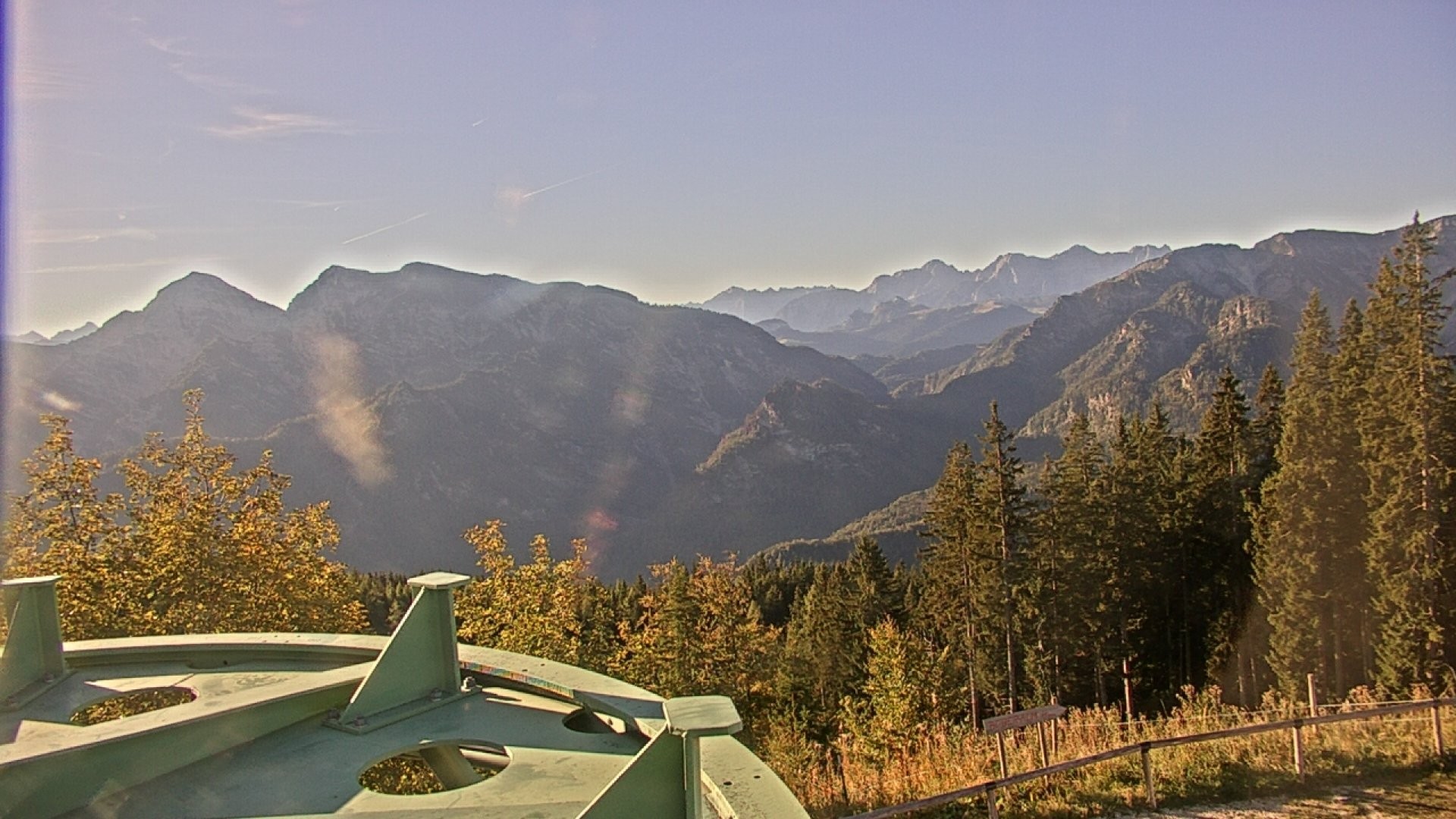 Archived image Webcam Ruhpolding: Top station Unternberg