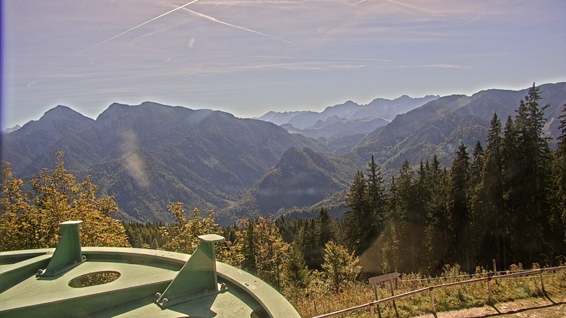 Archived image Webcam Ruhpolding: Top station Unternberg