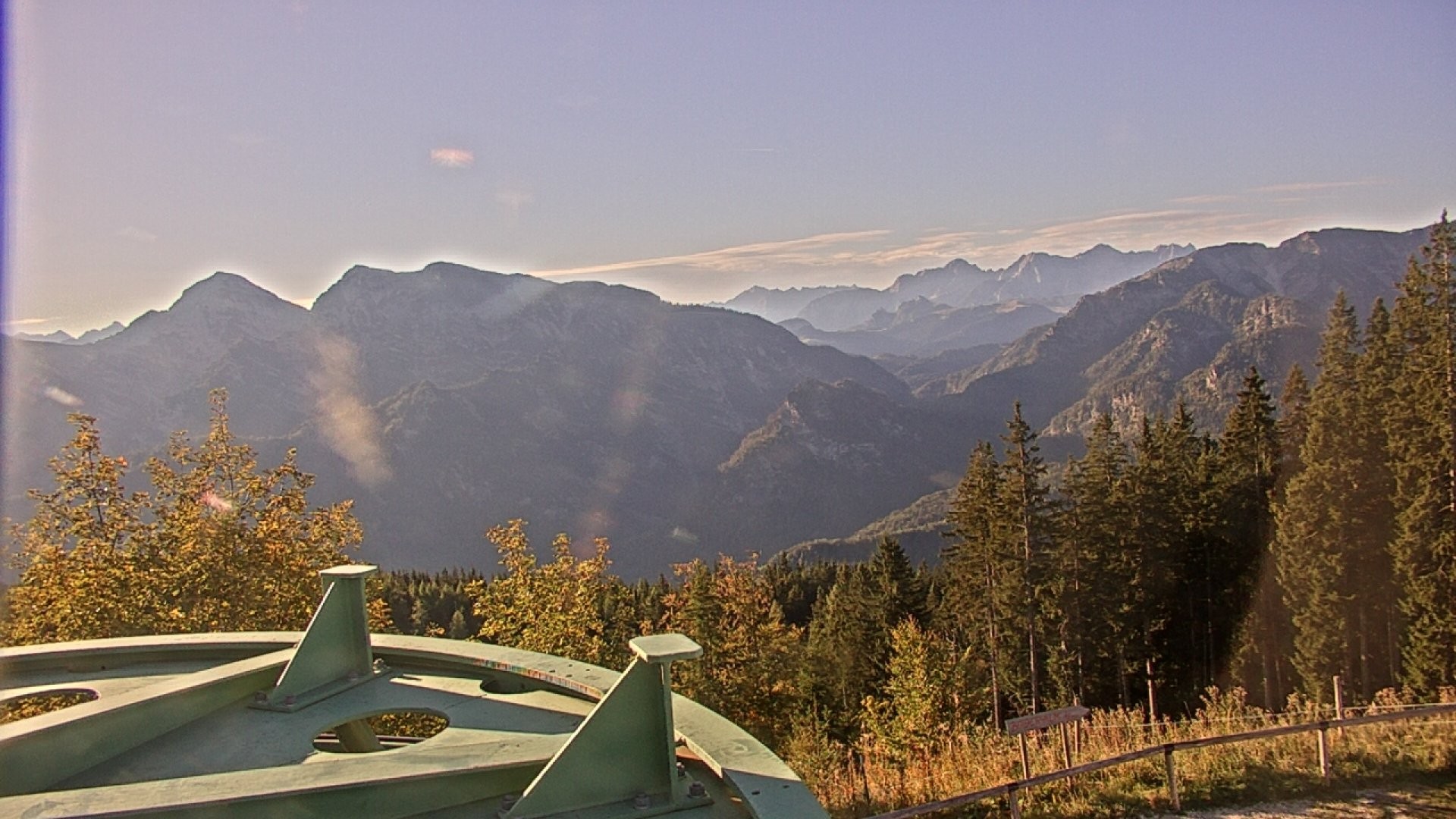Archiv Foto Webcam Ruhpolding: Bergstation am Unternberg