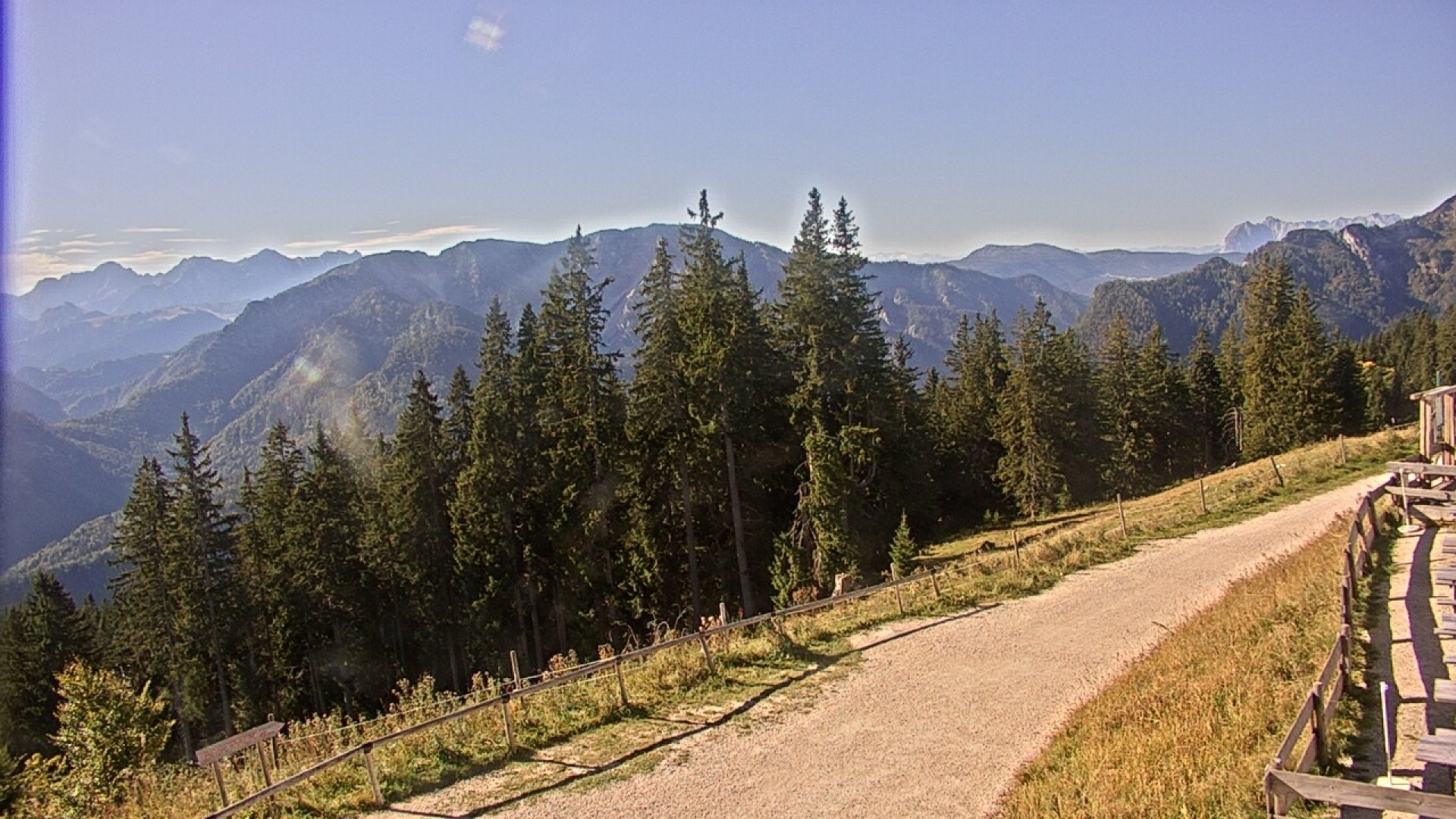 Archiv Foto Webcam Ruhpolding: Bergstation am Unternberg