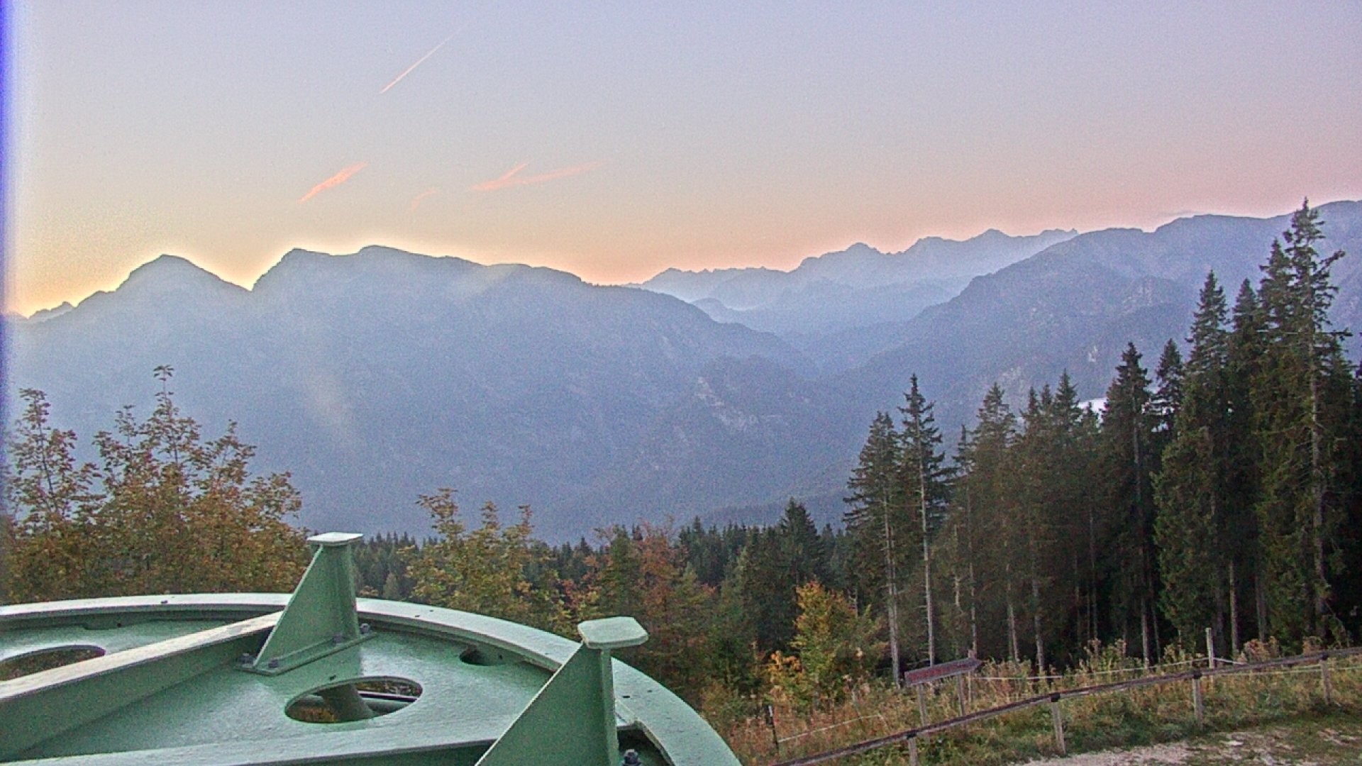 Archiv Foto Webcam Ruhpolding: Bergstation am Unternberg