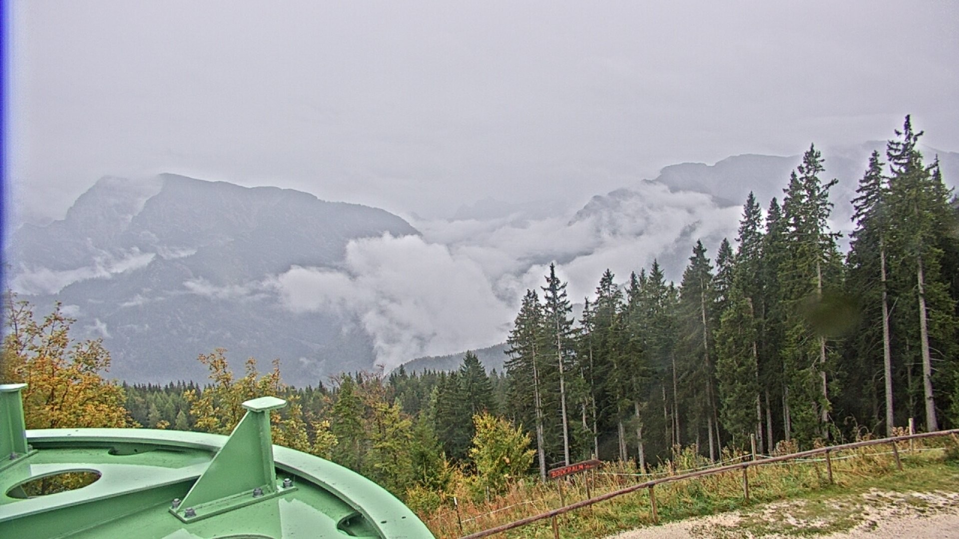 Archiv Foto Webcam Ruhpolding: Bergstation am Unternberg