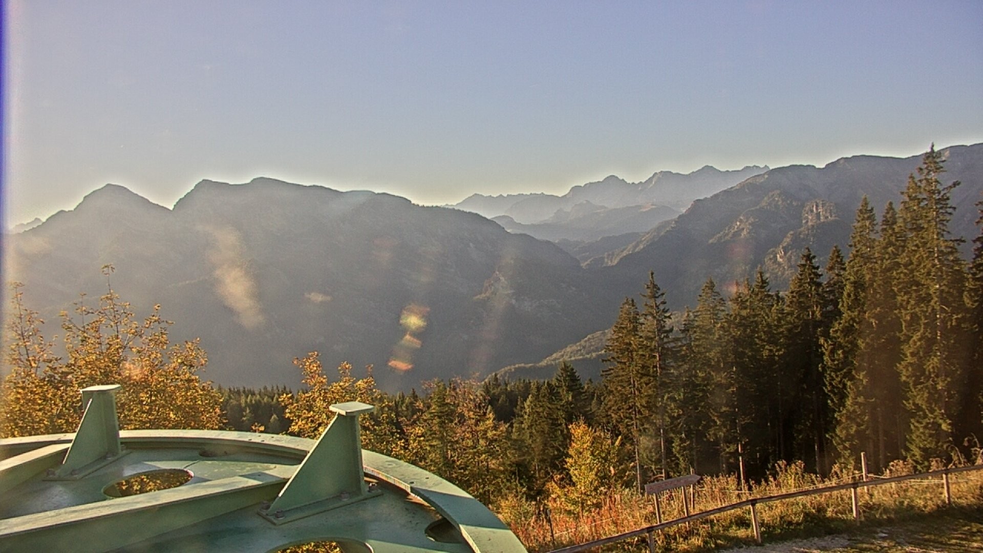 Archiv Foto Webcam Ruhpolding: Bergstation am Unternberg