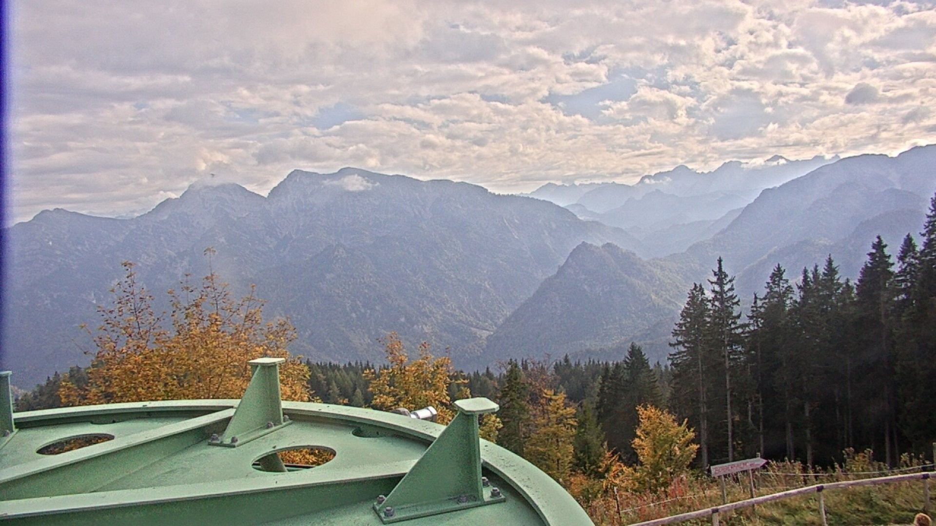 Archiv Foto Webcam Ruhpolding: Bergstation am Unternberg