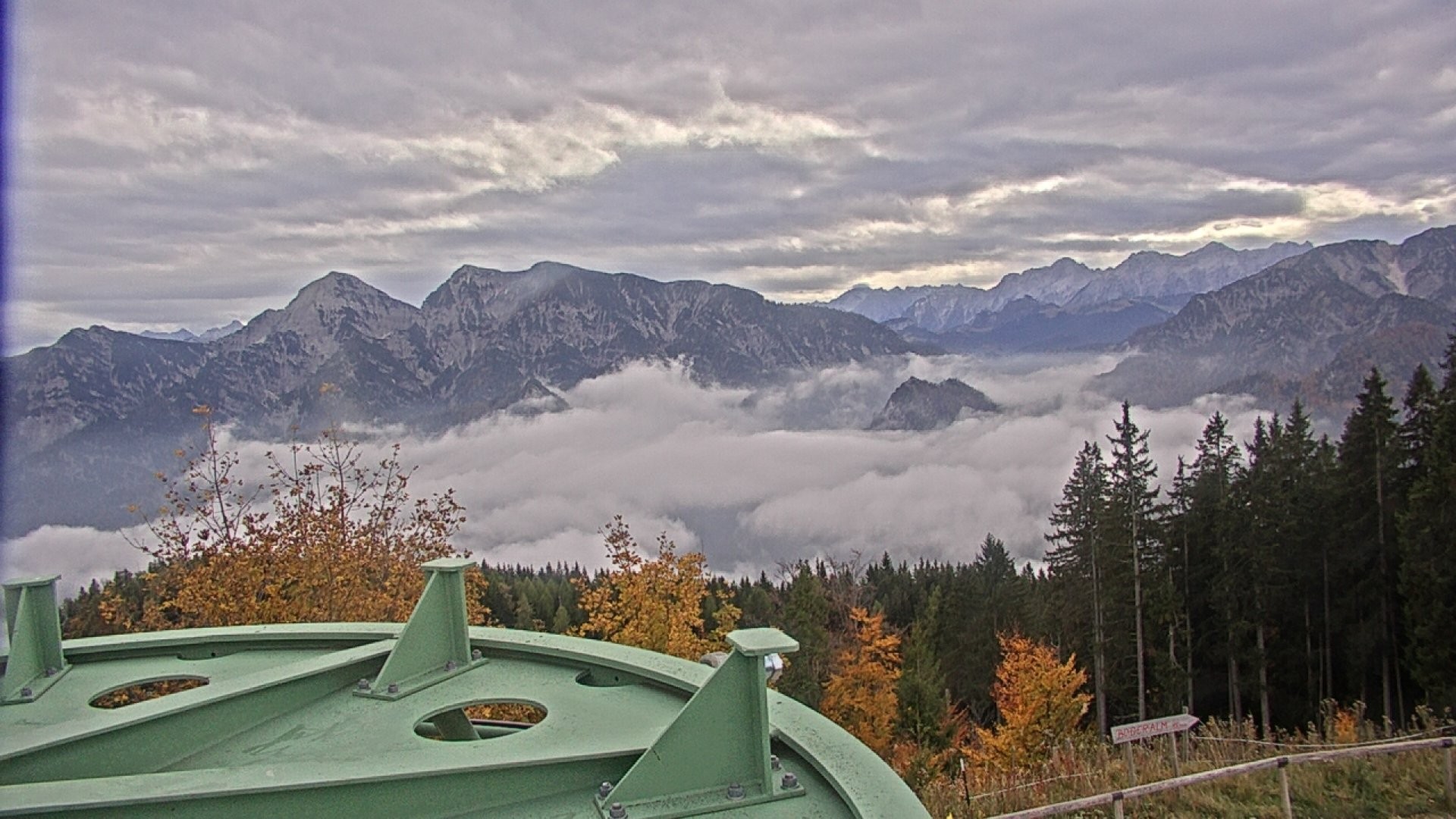 Archived image Webcam Ruhpolding: Top station Unternberg