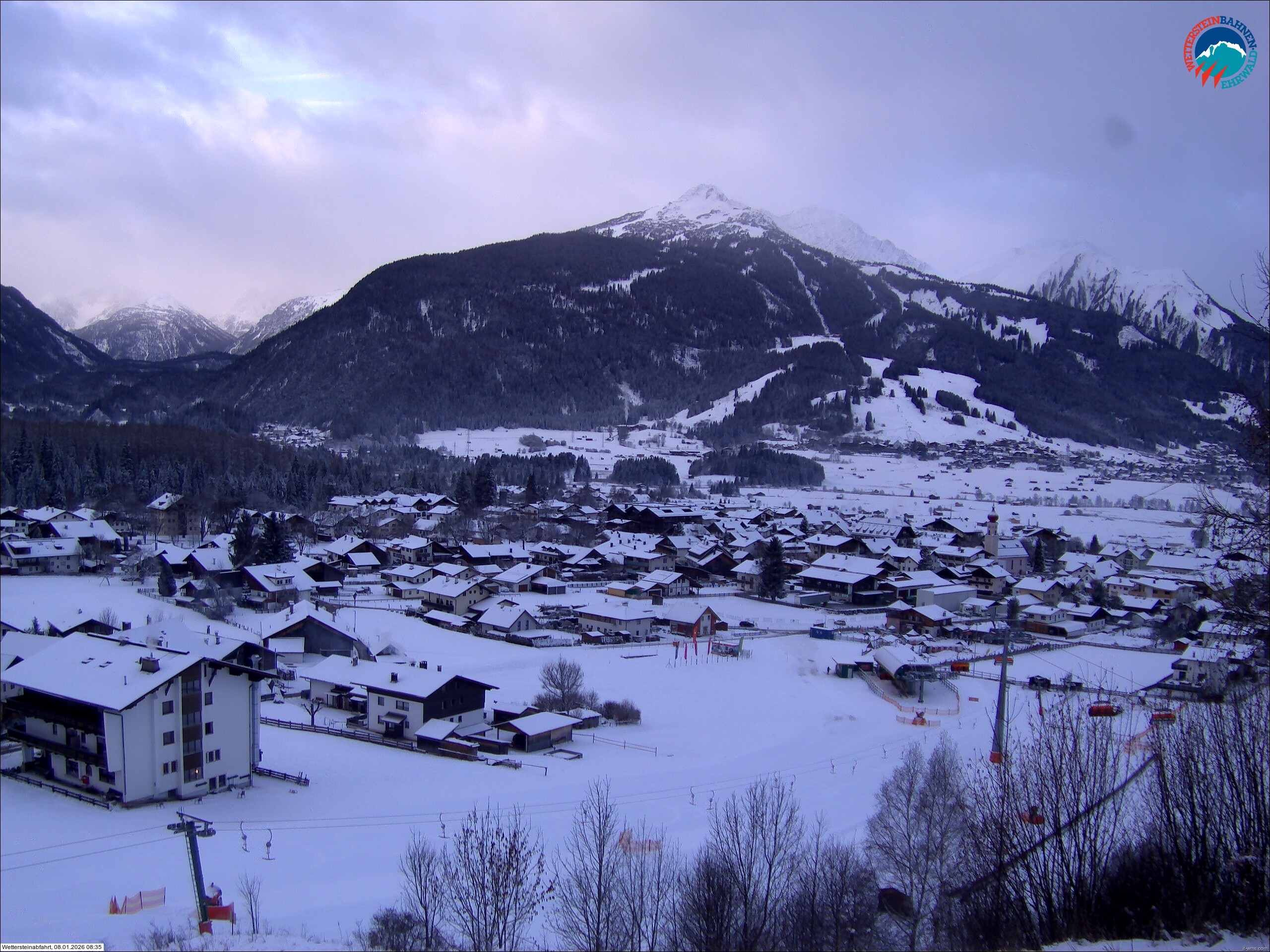 Archiv Foto Webcam Sonnenhang Sessellift Ehrwald