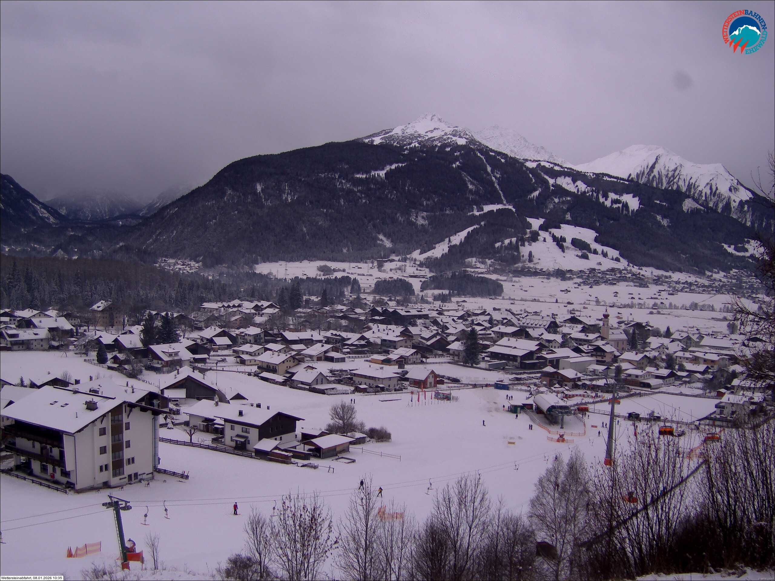 Archiv Foto Webcam Sonnenhang Sessellift Ehrwald