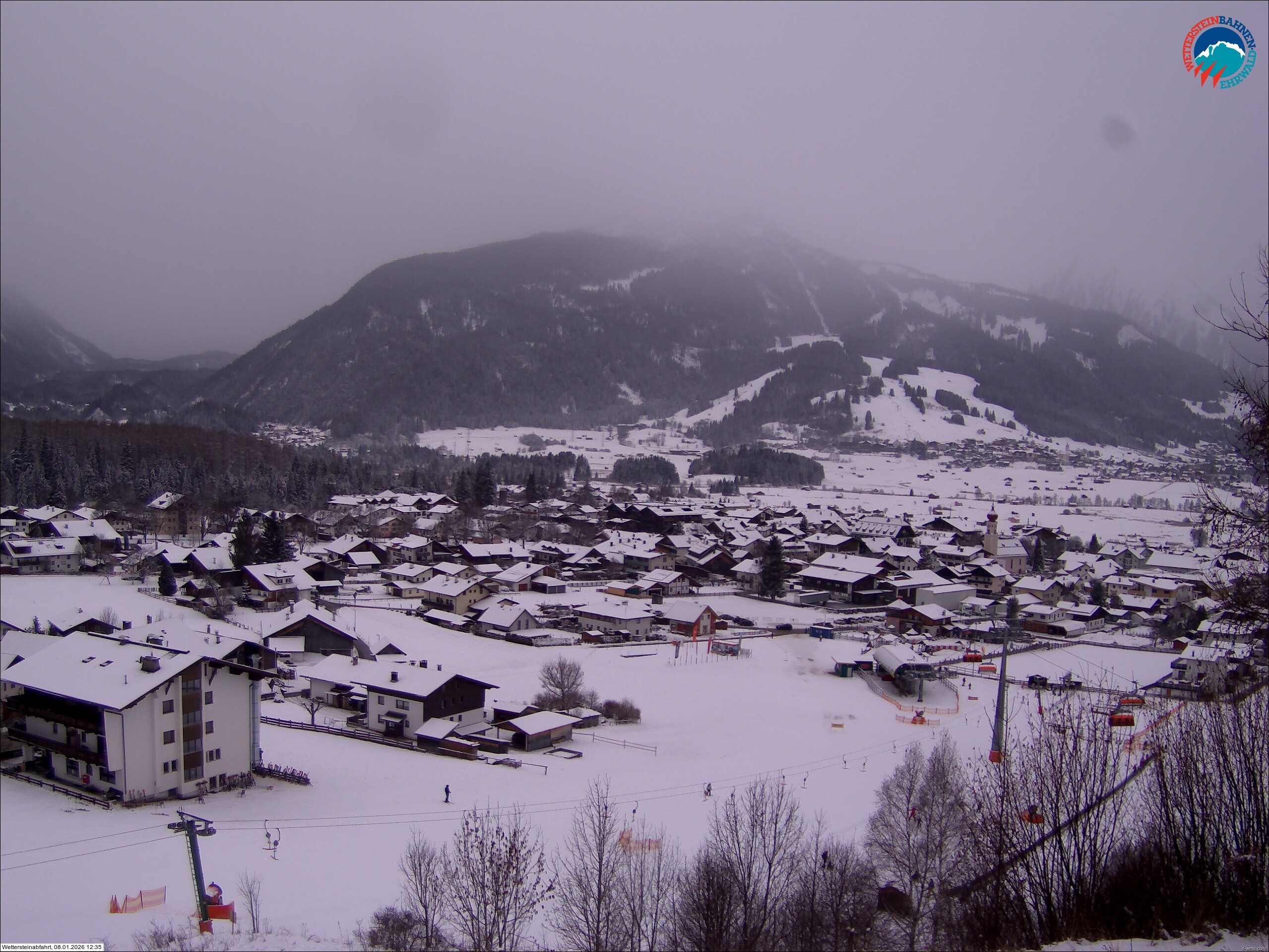 Archiv Foto Webcam Sonnenhang Sessellift Ehrwald