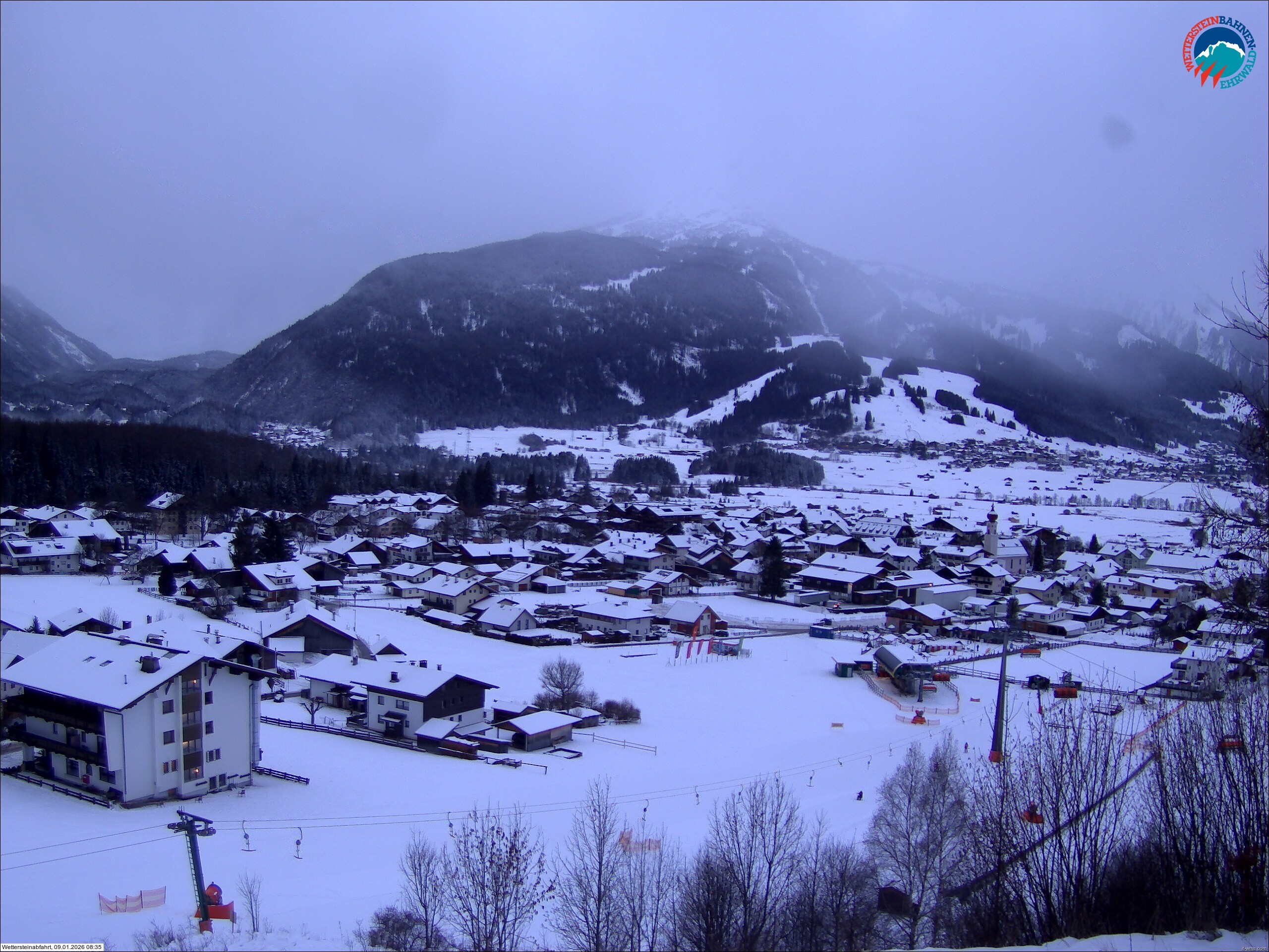 Archiv Foto Webcam Sonnenhang Sessellift Ehrwald