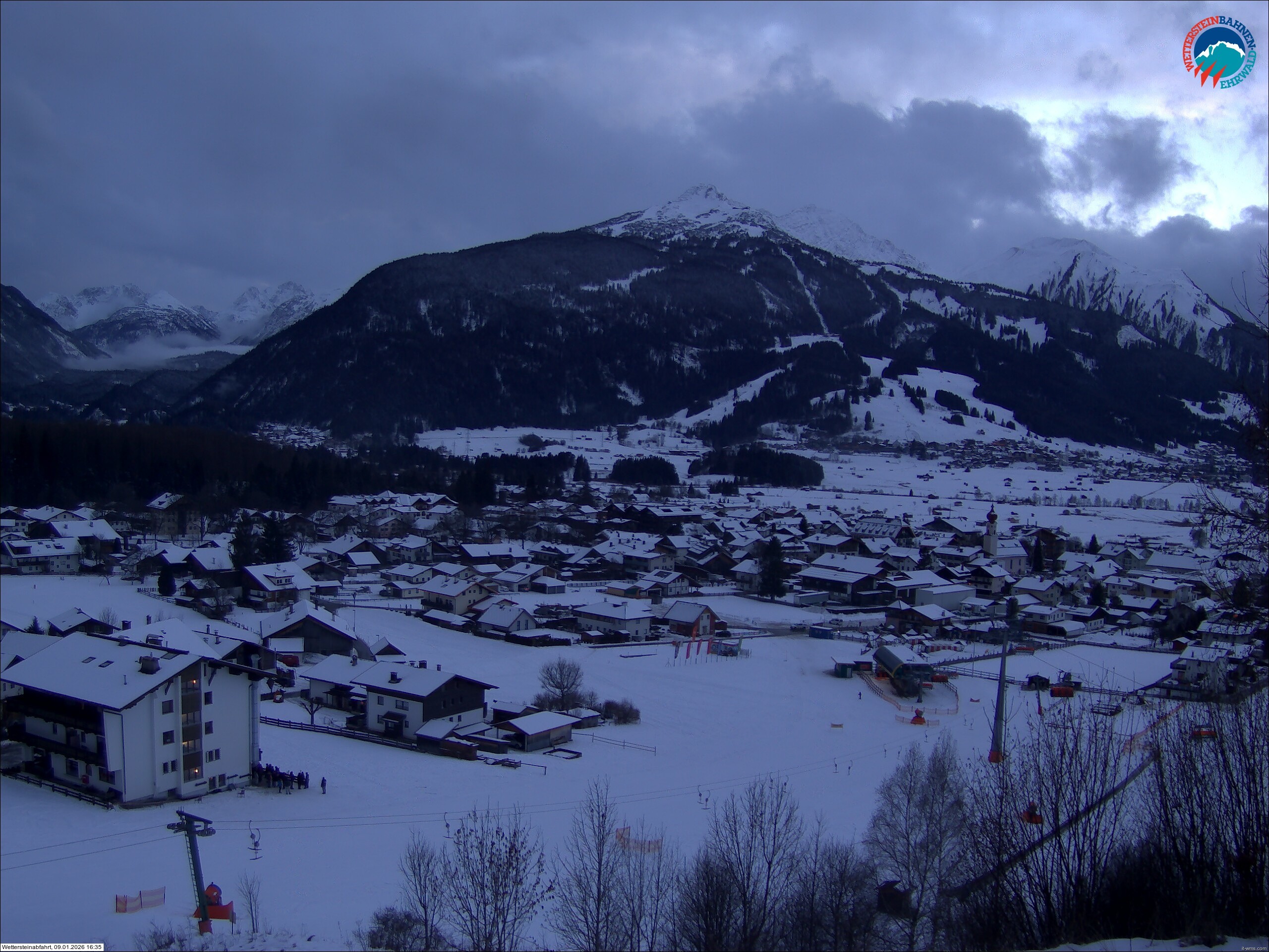 Archiv Foto Webcam Sonnenhang Sessellift Ehrwald