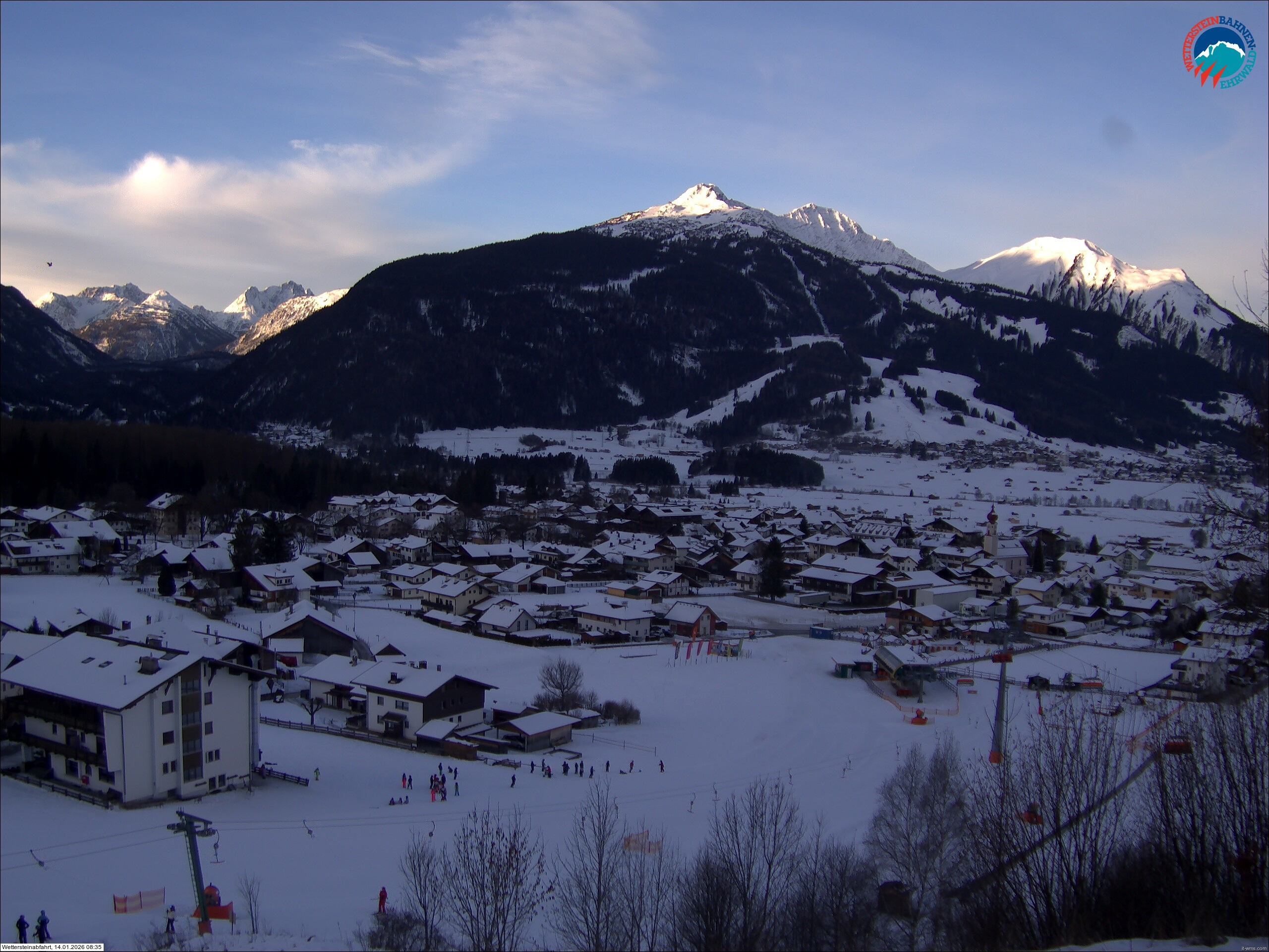 Archiv Foto Webcam Sonnenhang Sessellift Ehrwald