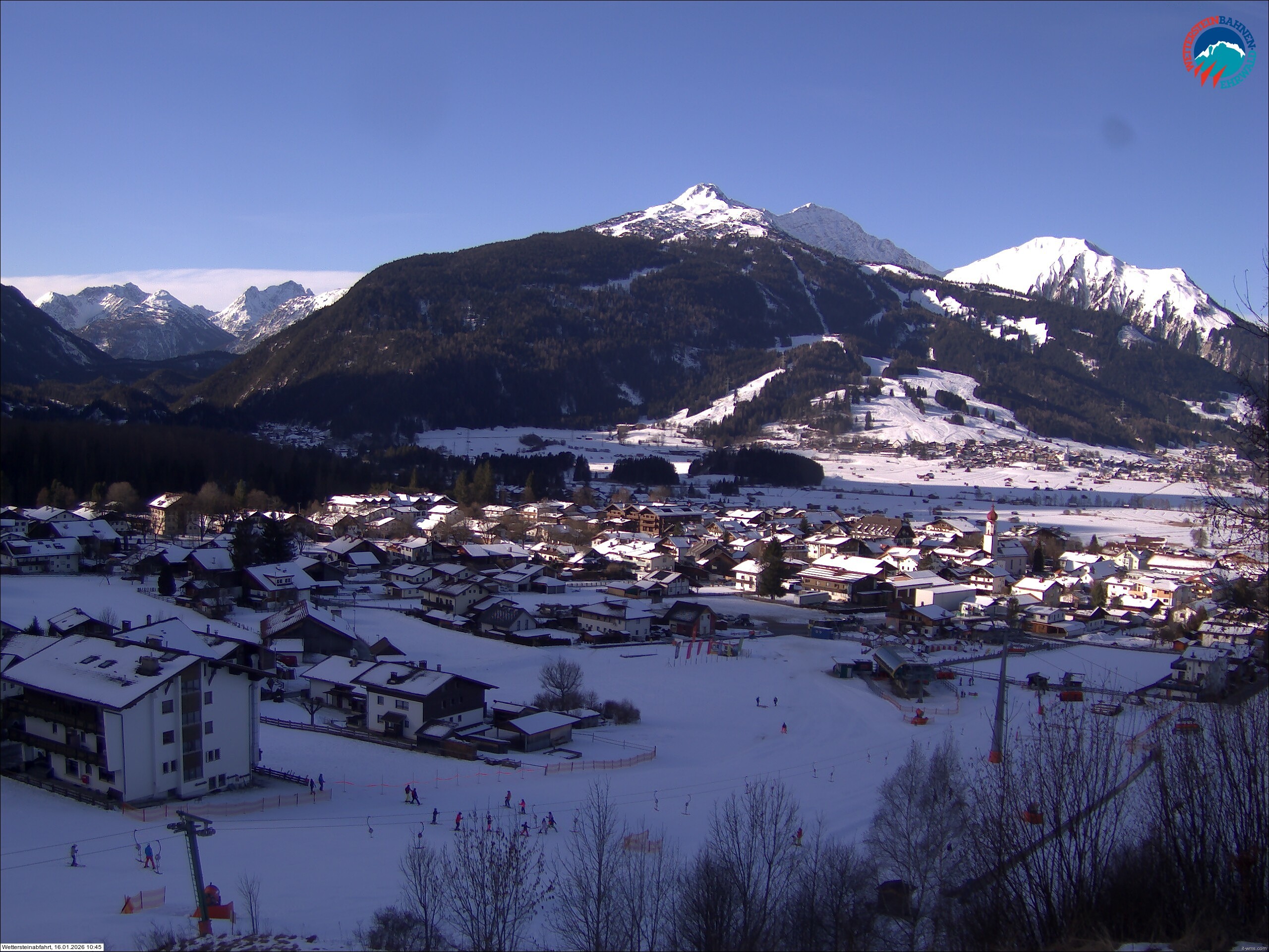 Archiv Foto Webcam Sonnenhang Sessellift Ehrwald