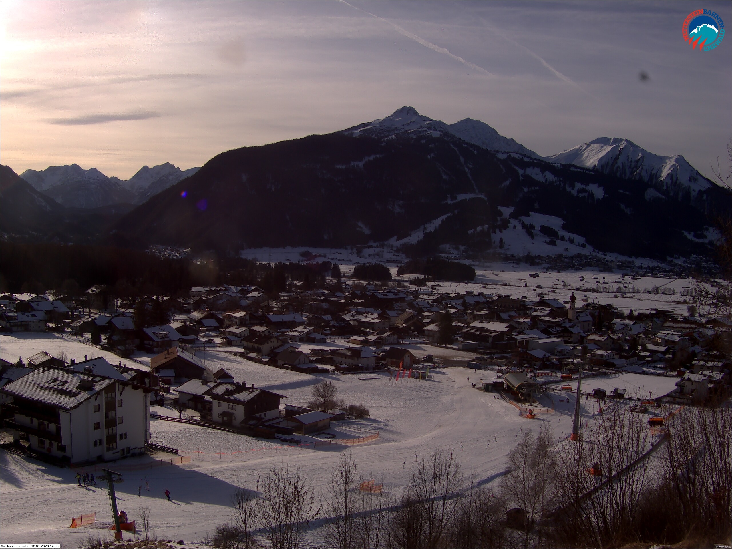 Archiv Foto Webcam Sonnenhang Sessellift Ehrwald