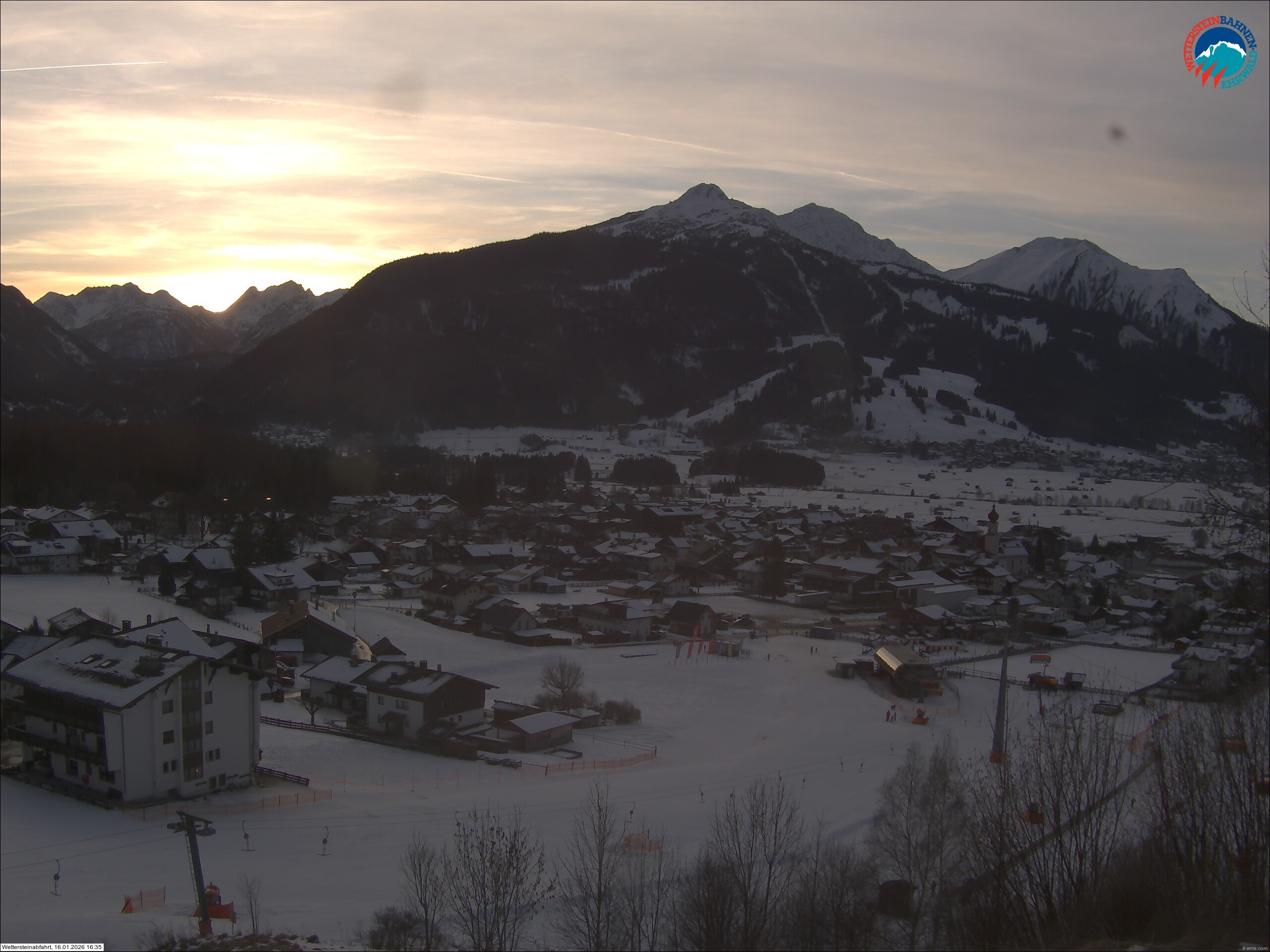 Archiv Foto Webcam Sonnenhang Sessellift Ehrwald