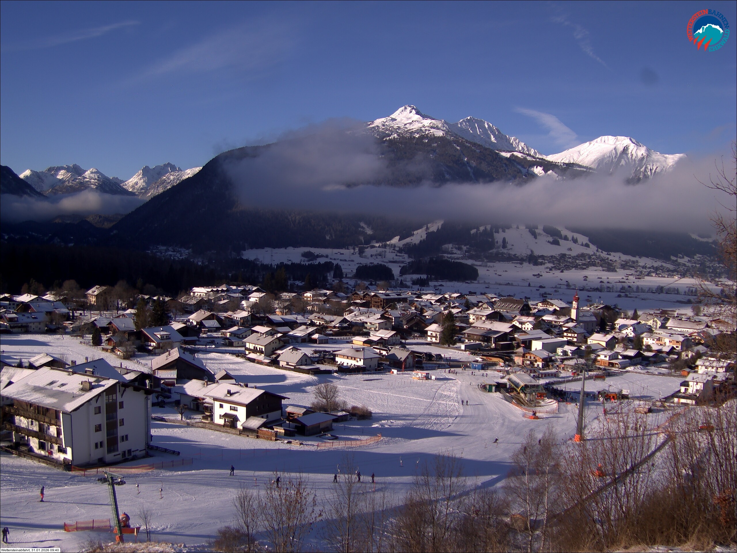 Archiv Foto Webcam Sonnenhang Sessellift Ehrwald