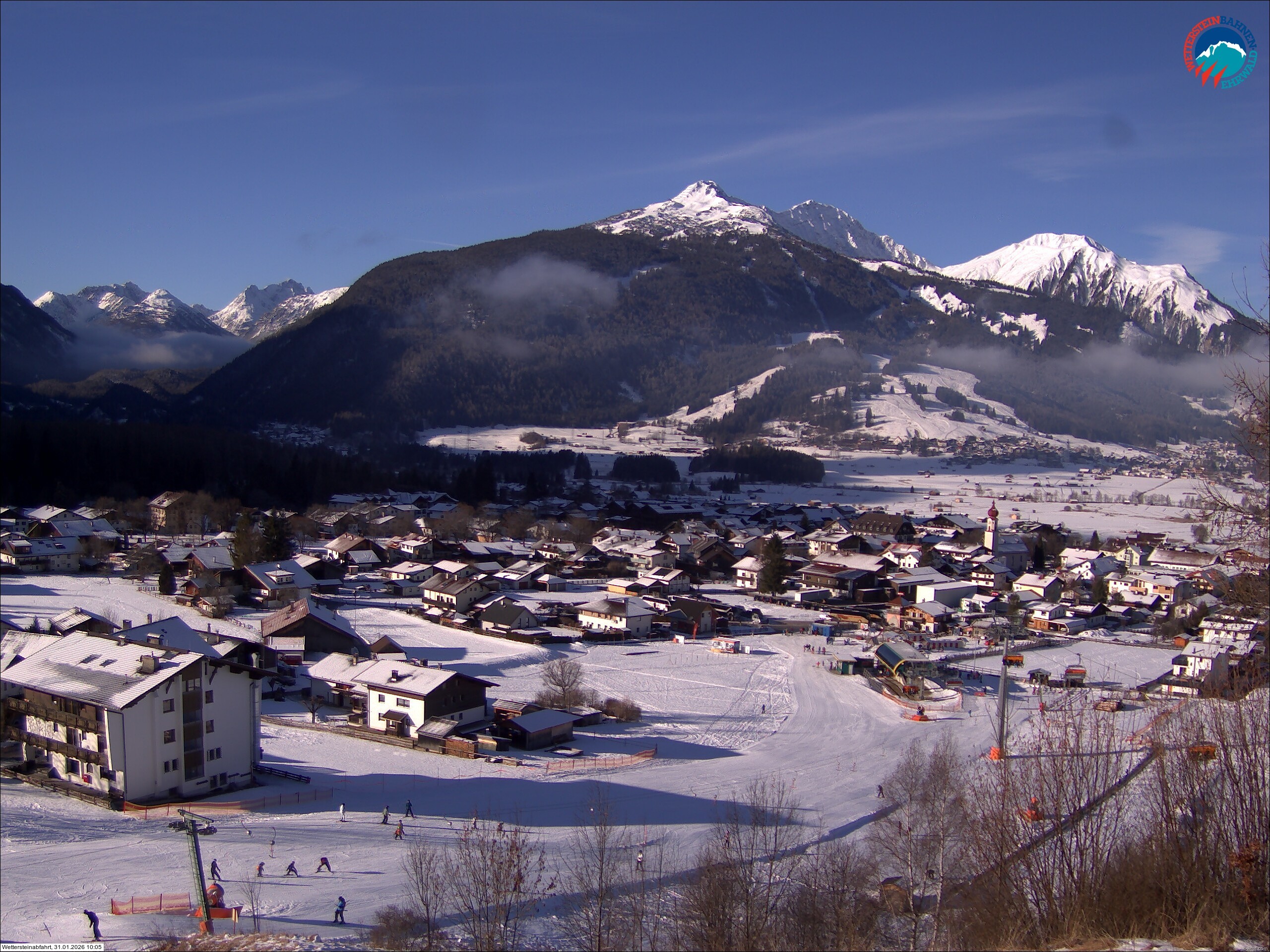 Archiv Foto Webcam Sonnenhang Sessellift Ehrwald