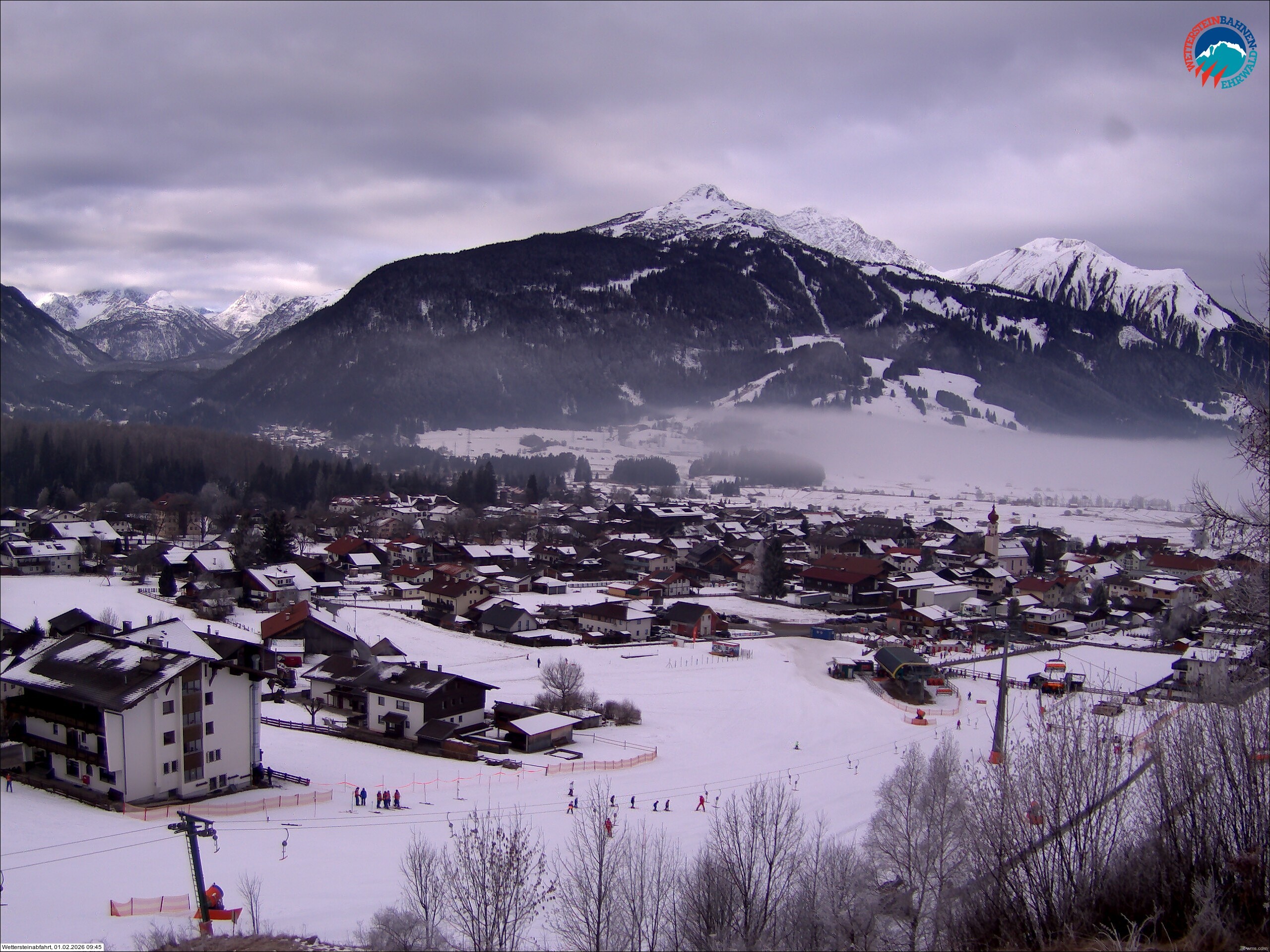 Archiv Foto Webcam Sonnenhang Sessellift Ehrwald