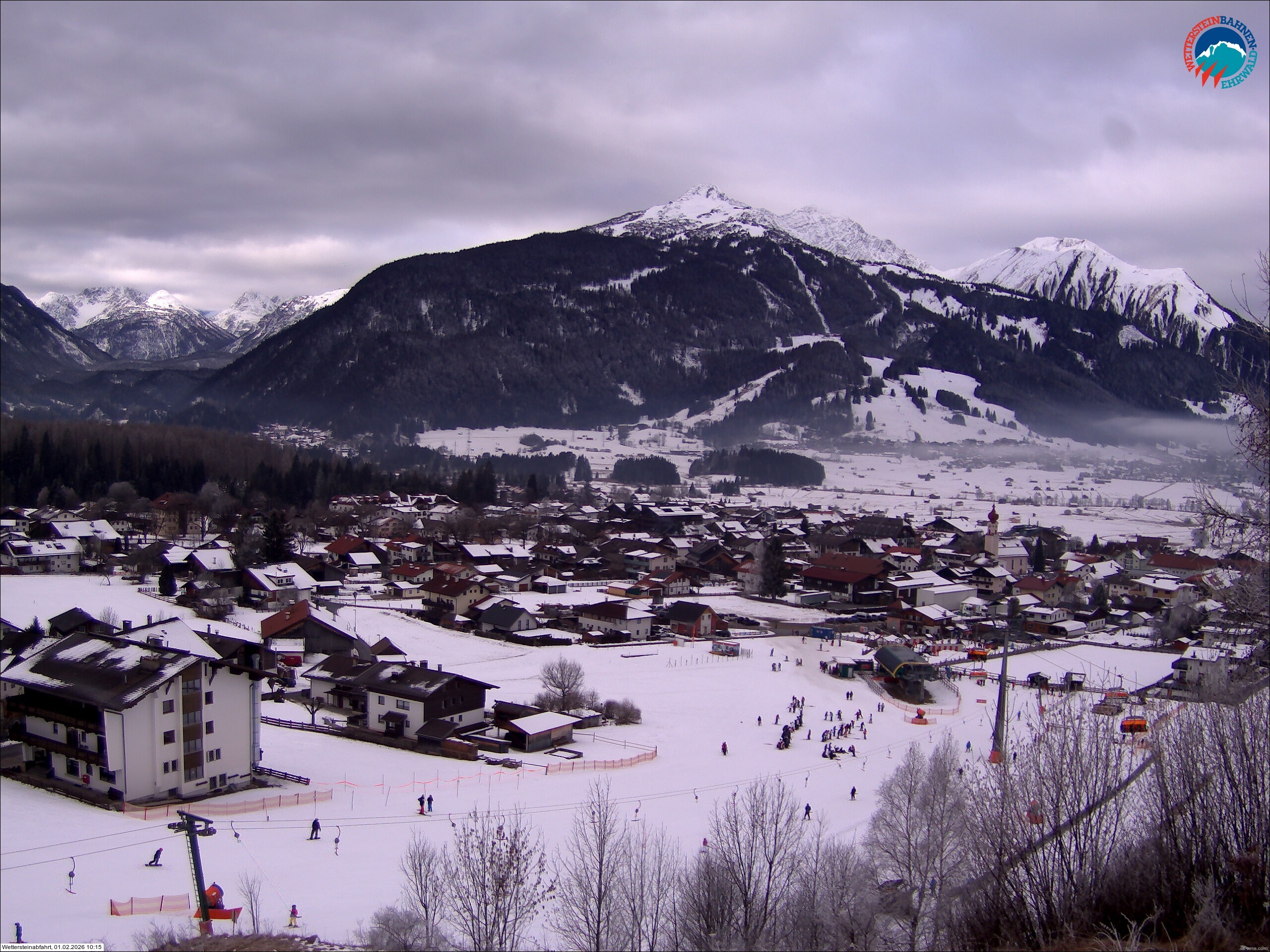 Archiv Foto Webcam Sonnenhang Sessellift Ehrwald