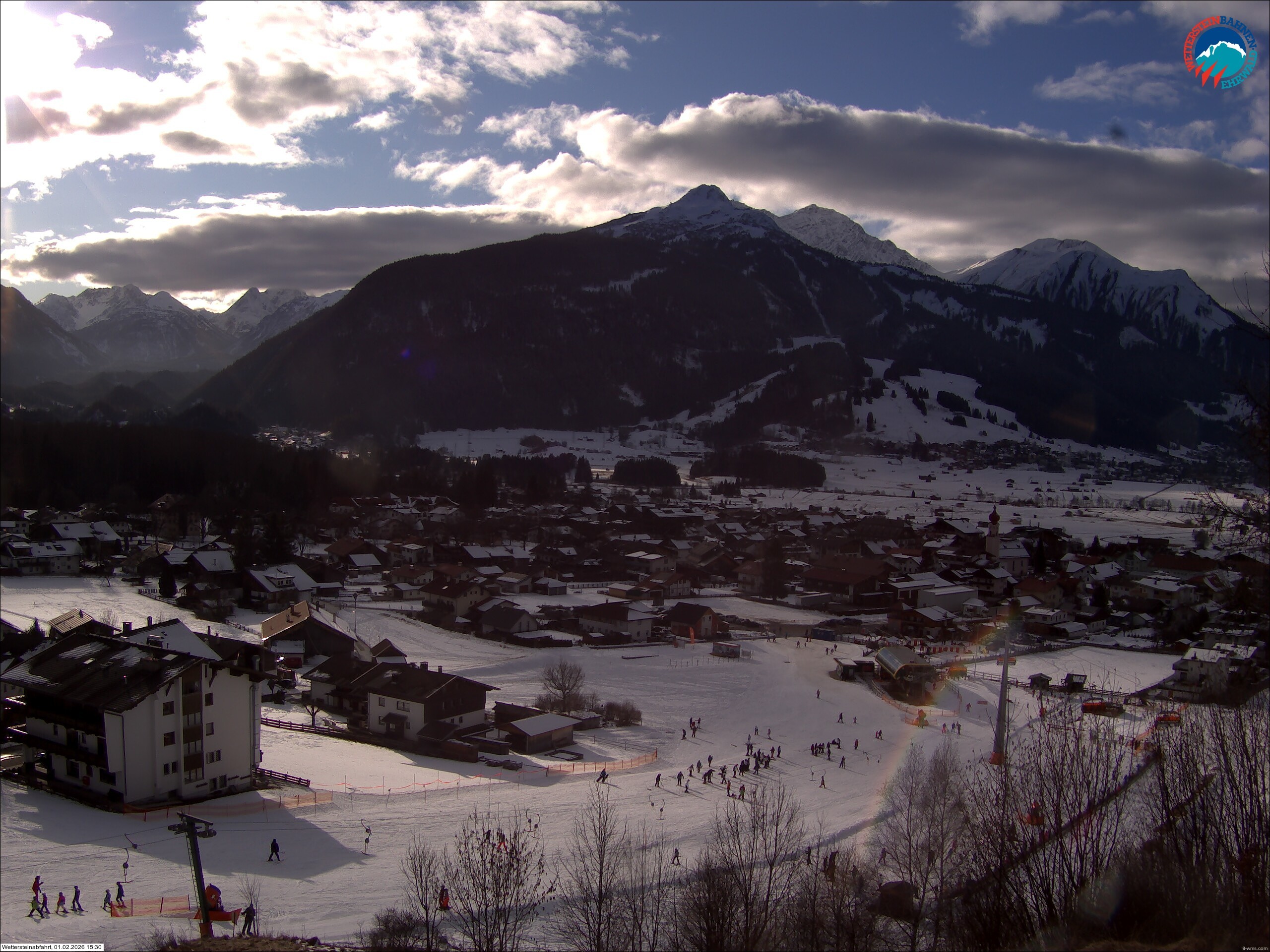 Archiv Foto Webcam Sonnenhang Sessellift Ehrwald