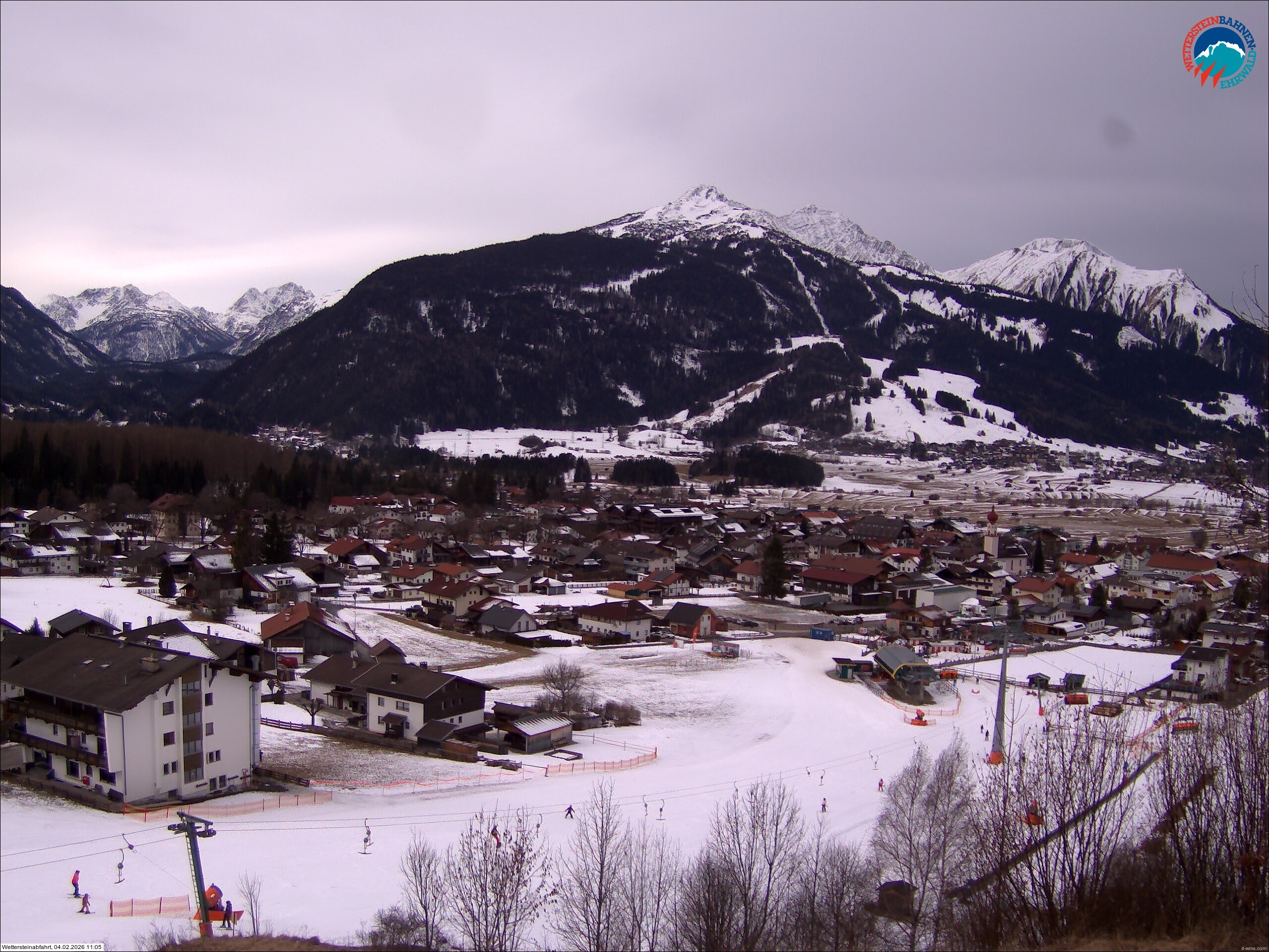 Archiv Foto Webcam Sonnenhang Sessellift Ehrwald