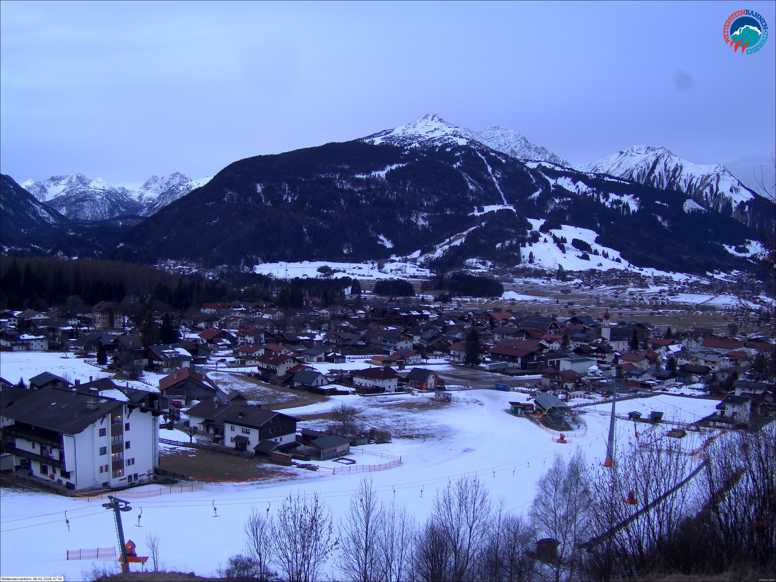 Archiv Foto Webcam Sonnenhang Sessellift Ehrwald