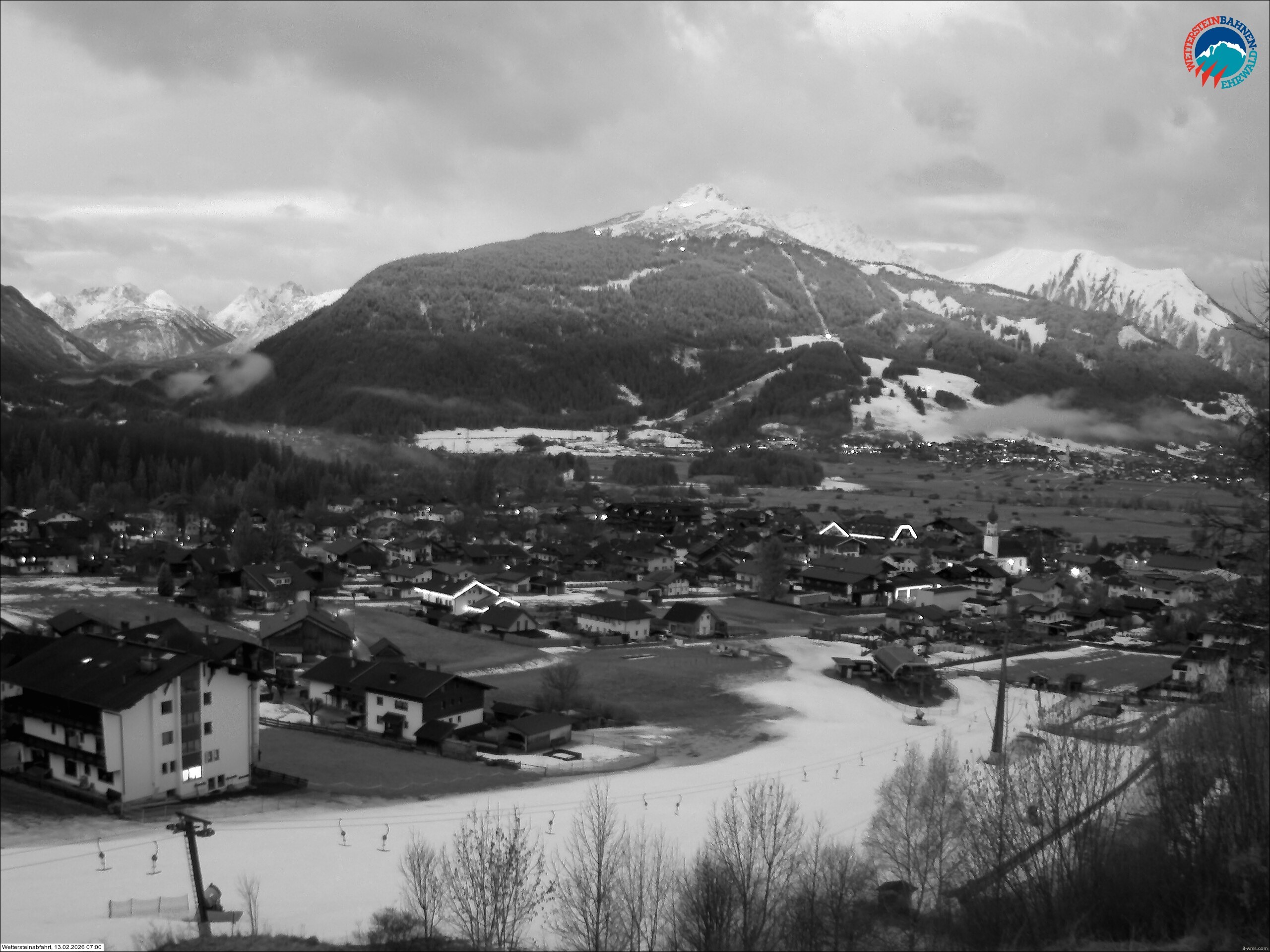 Archiv Foto Webcam Sonnenhang Sessellift Ehrwald