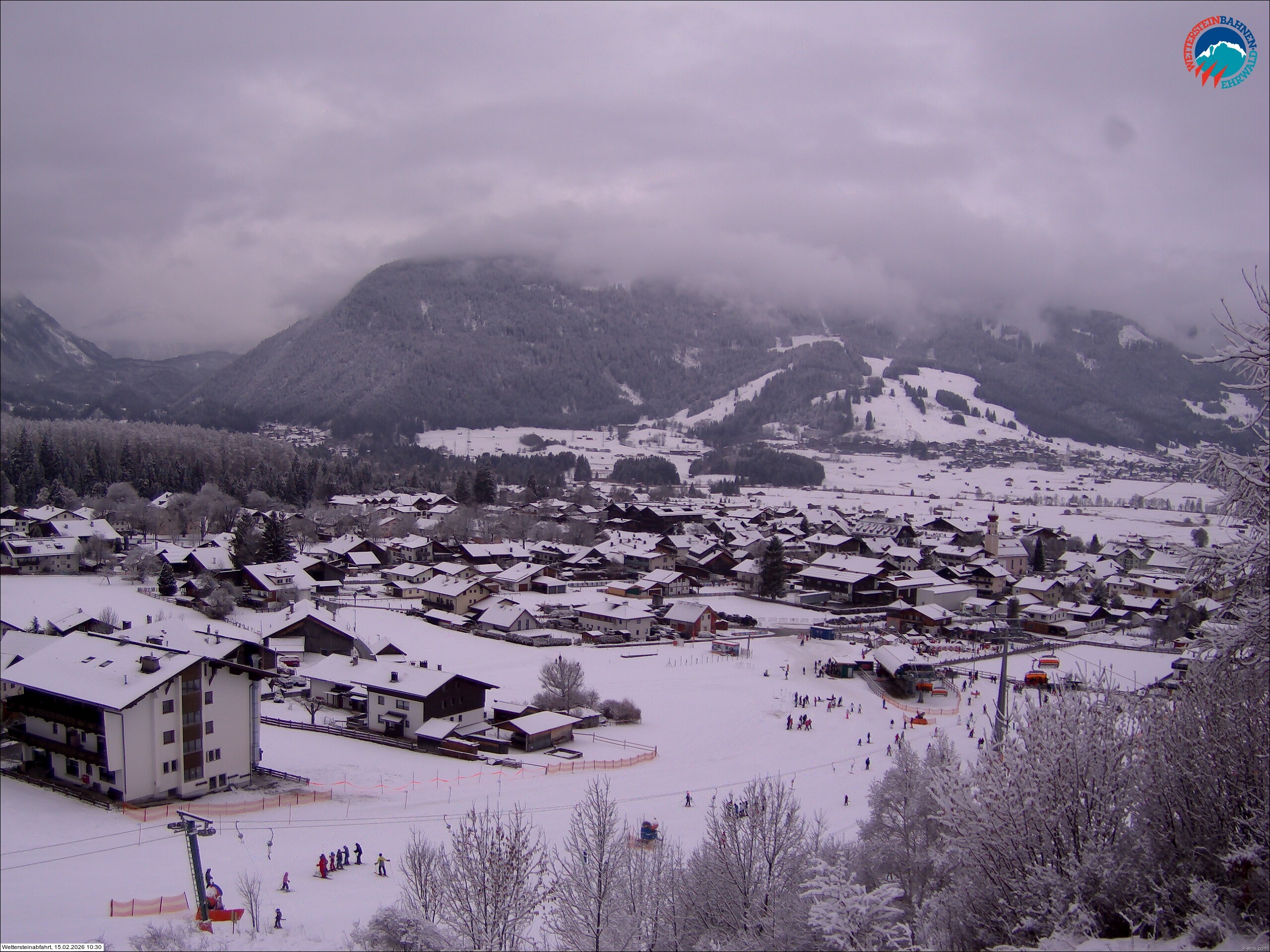 Archiv Foto Webcam Sonnenhang Sessellift Ehrwald