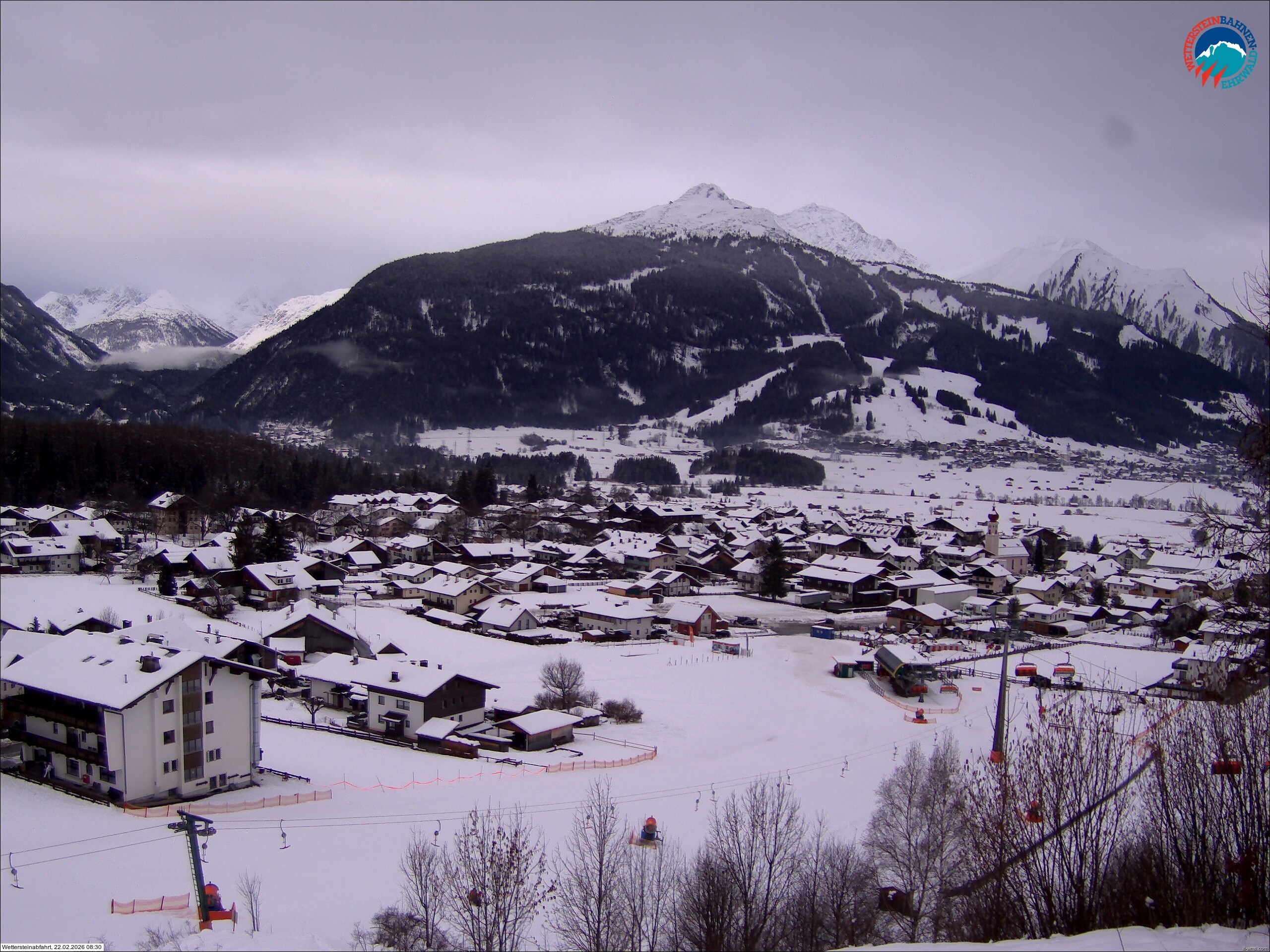 Archiv Foto Webcam Sonnenhang Sessellift Ehrwald