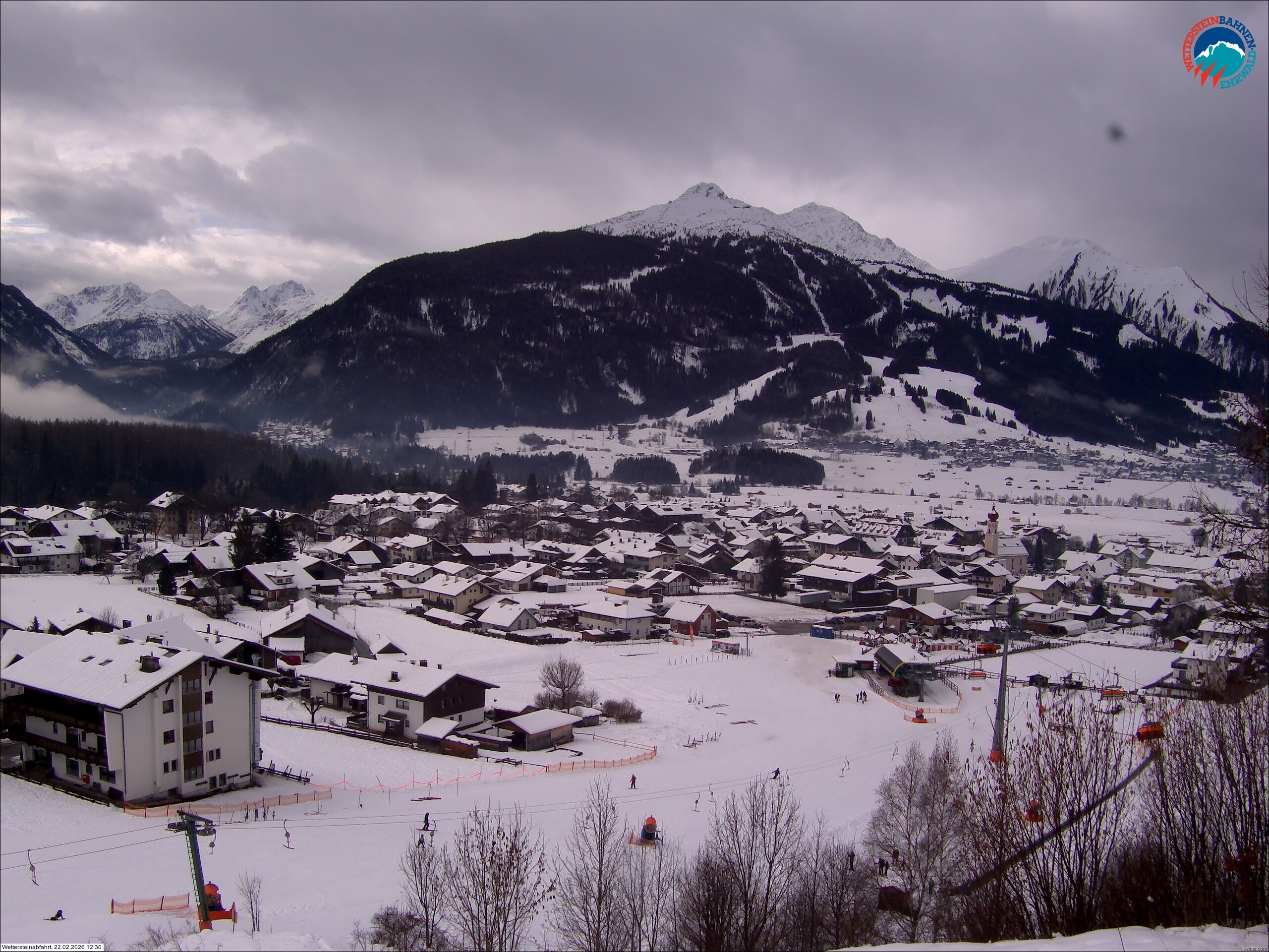 Archiv Foto Webcam Sonnenhang Sessellift Ehrwald