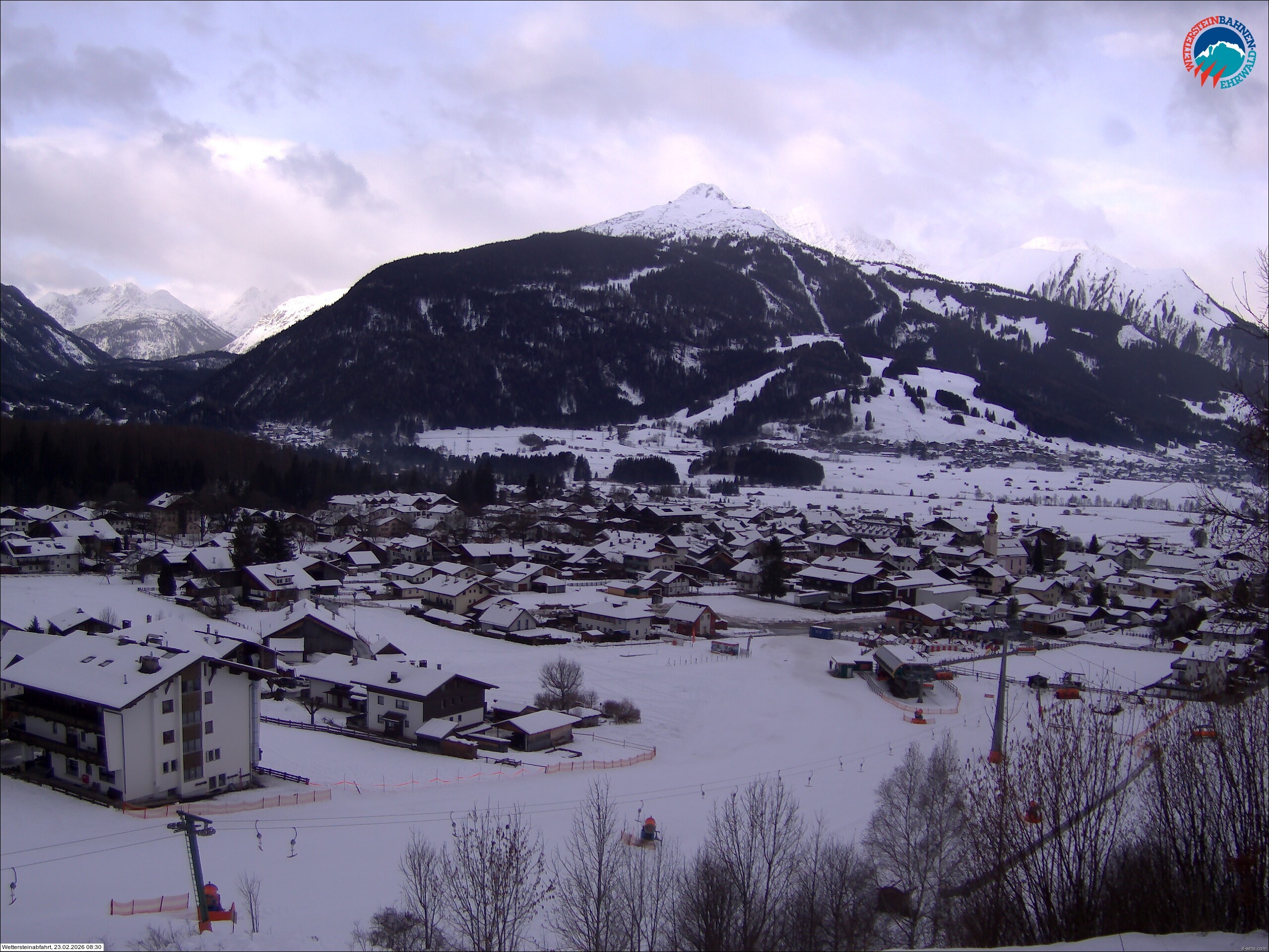 Archiv Foto Webcam Sonnenhang Sessellift Ehrwald